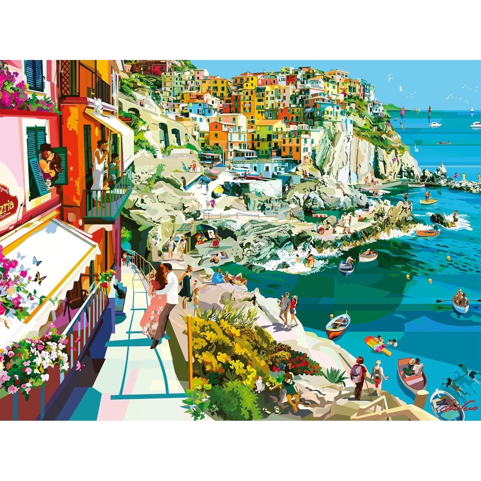 Ravensburger Romance in Cinque Terre - 1500 Piece Puzzle