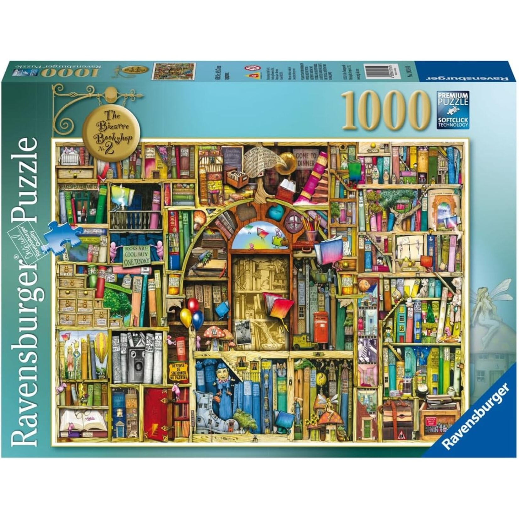 Ravensburger Bizarre Bookshop 2 - 1000 Piece Puzzle