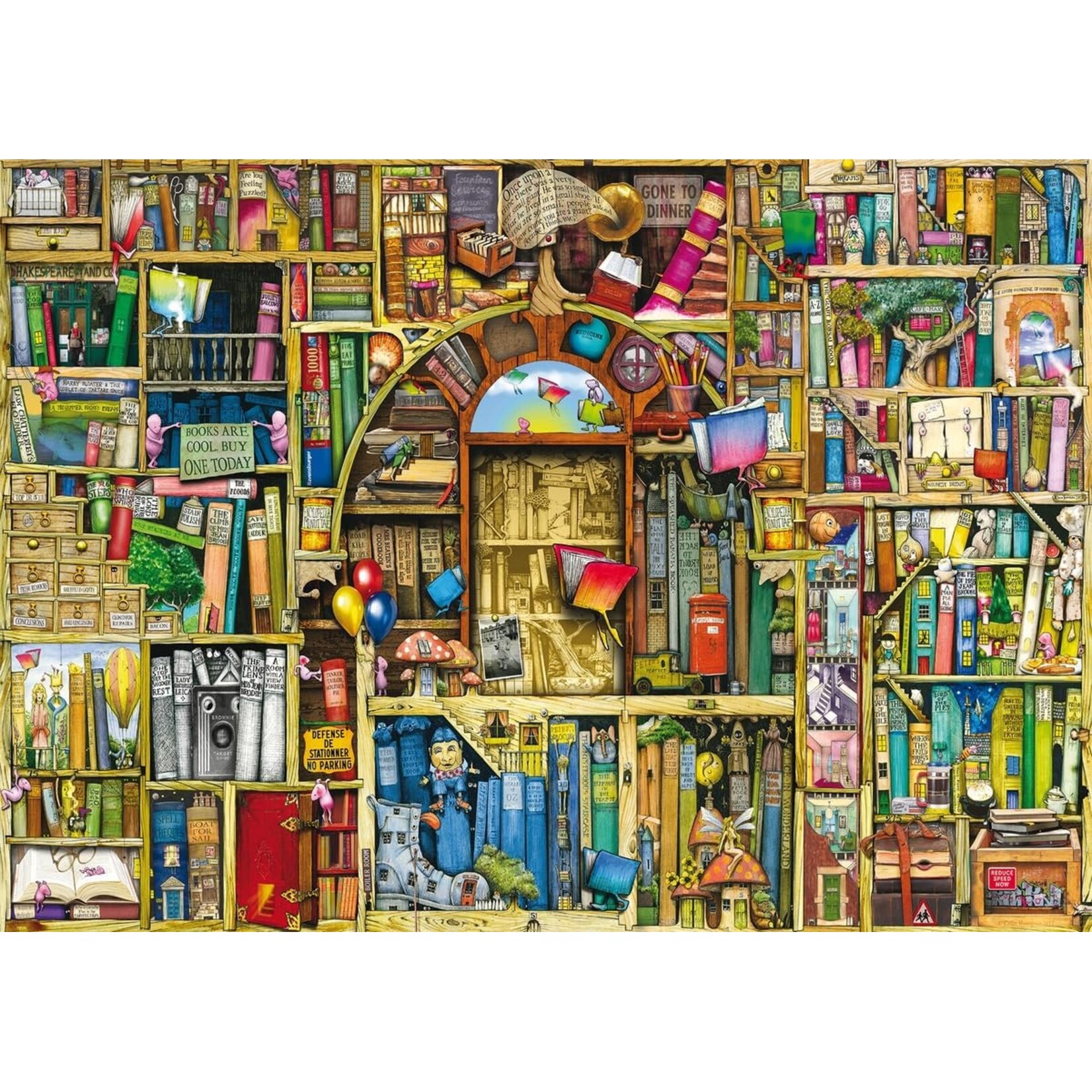 Ravensburger Bizarre Bookshop 2 - 1000 Piece Puzzle