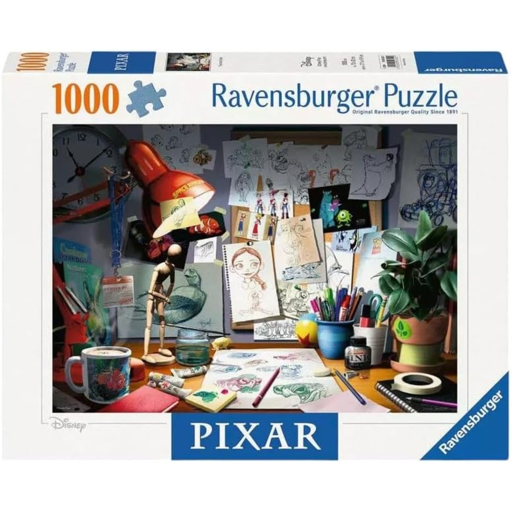 Ravensburger The Artist's Desk - 1000 Piece Puzzle
