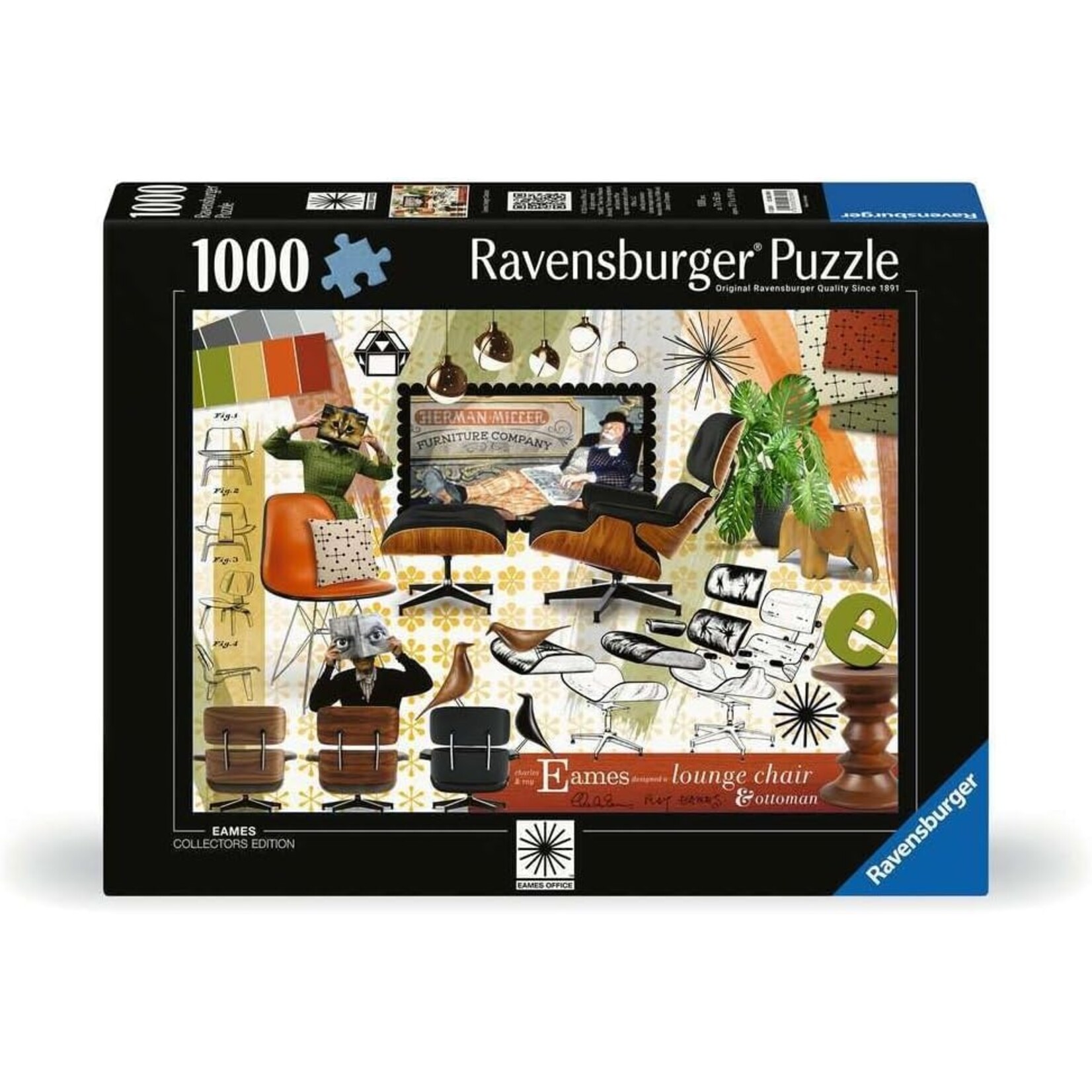 Ravensburger Eames Classic Designs - 1000 Piece Puzzle
