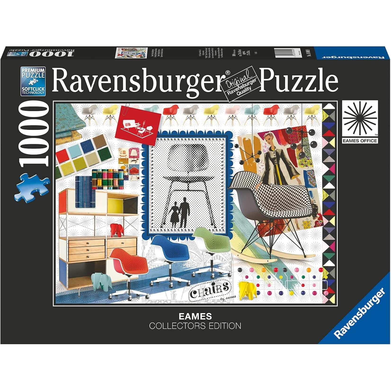 Ravensburger Eames Design Spectrum - 1000 Piece Puzzle