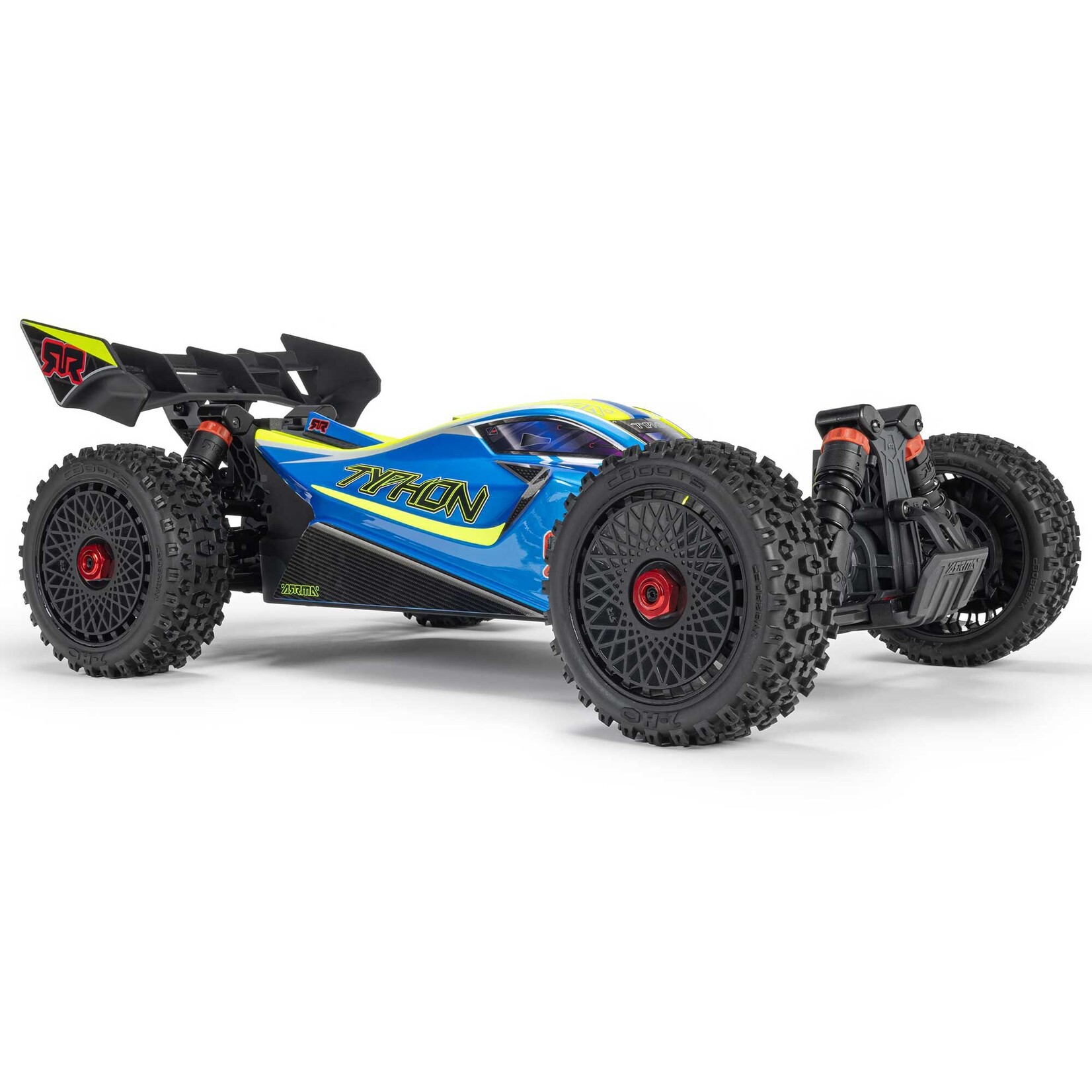 Arrma ARA4306V4T4 1:8 Typhon 4x4 223S BLX Brushless Buggy Blue/Yellow