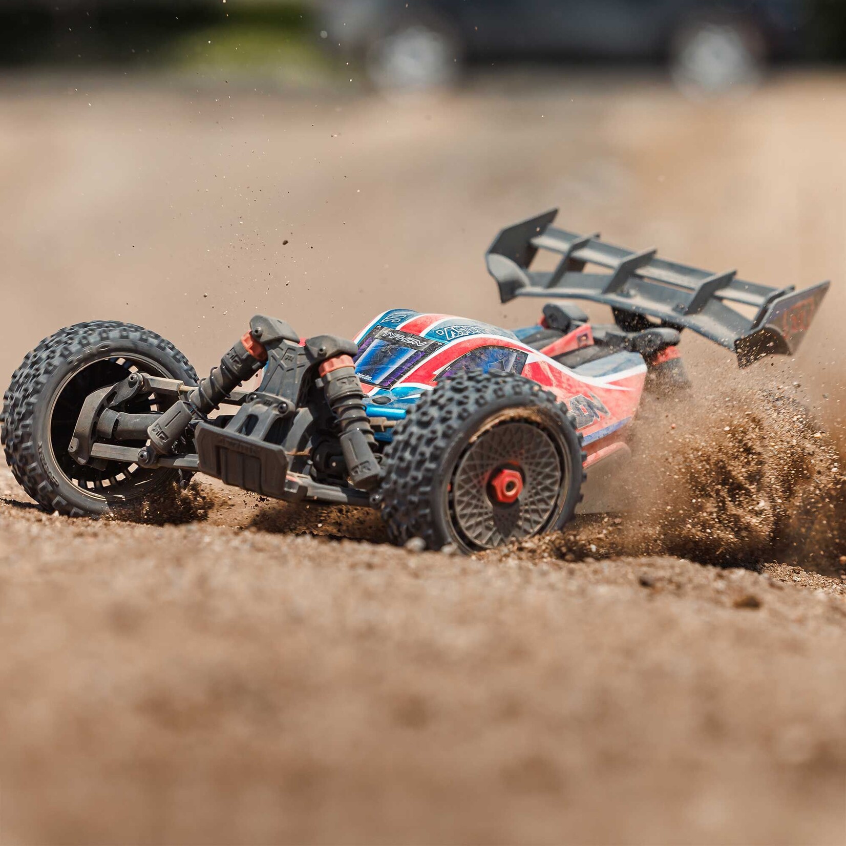 Arrma ARA4306V4T3 1:8 Typhon 4x4 223S BLX Brushless Buggy Red/Blue