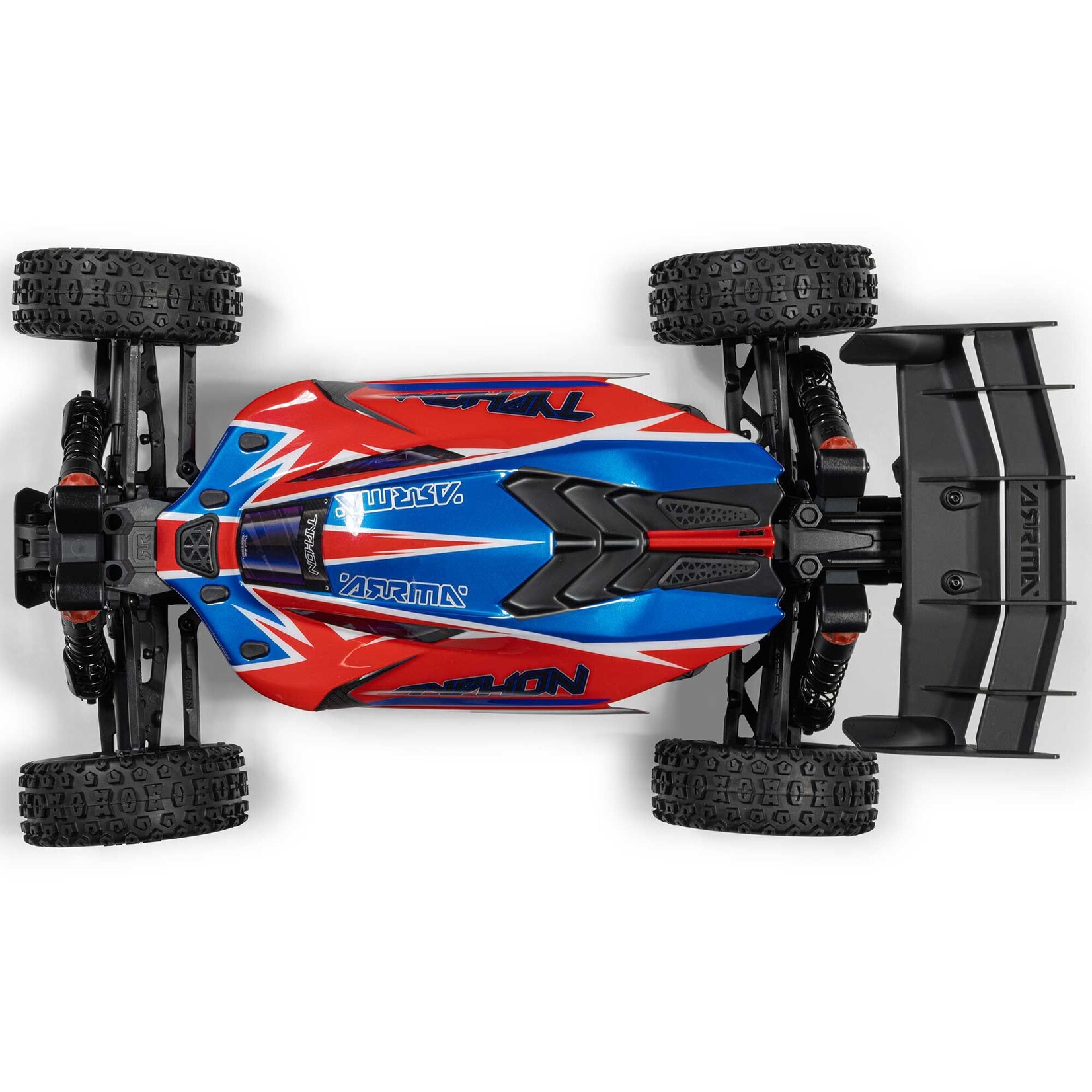 Arrma ARA4306V4T3 1:8 Typhon 4x4 223S BLX Brushless Buggy Red/Blue