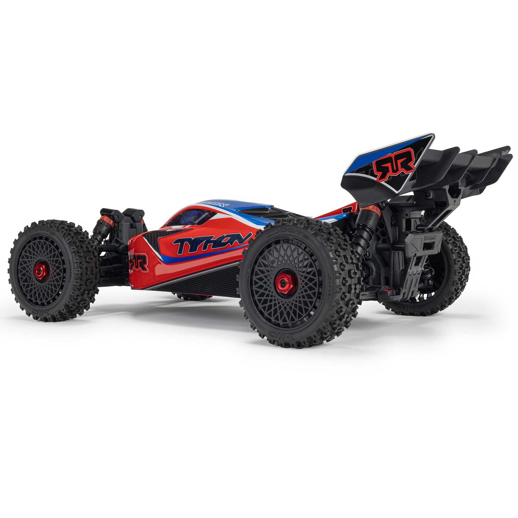 Arrma ARA4306V4T3 1:8 Typhon 4x4 223S BLX Brushless Buggy Red/Blue