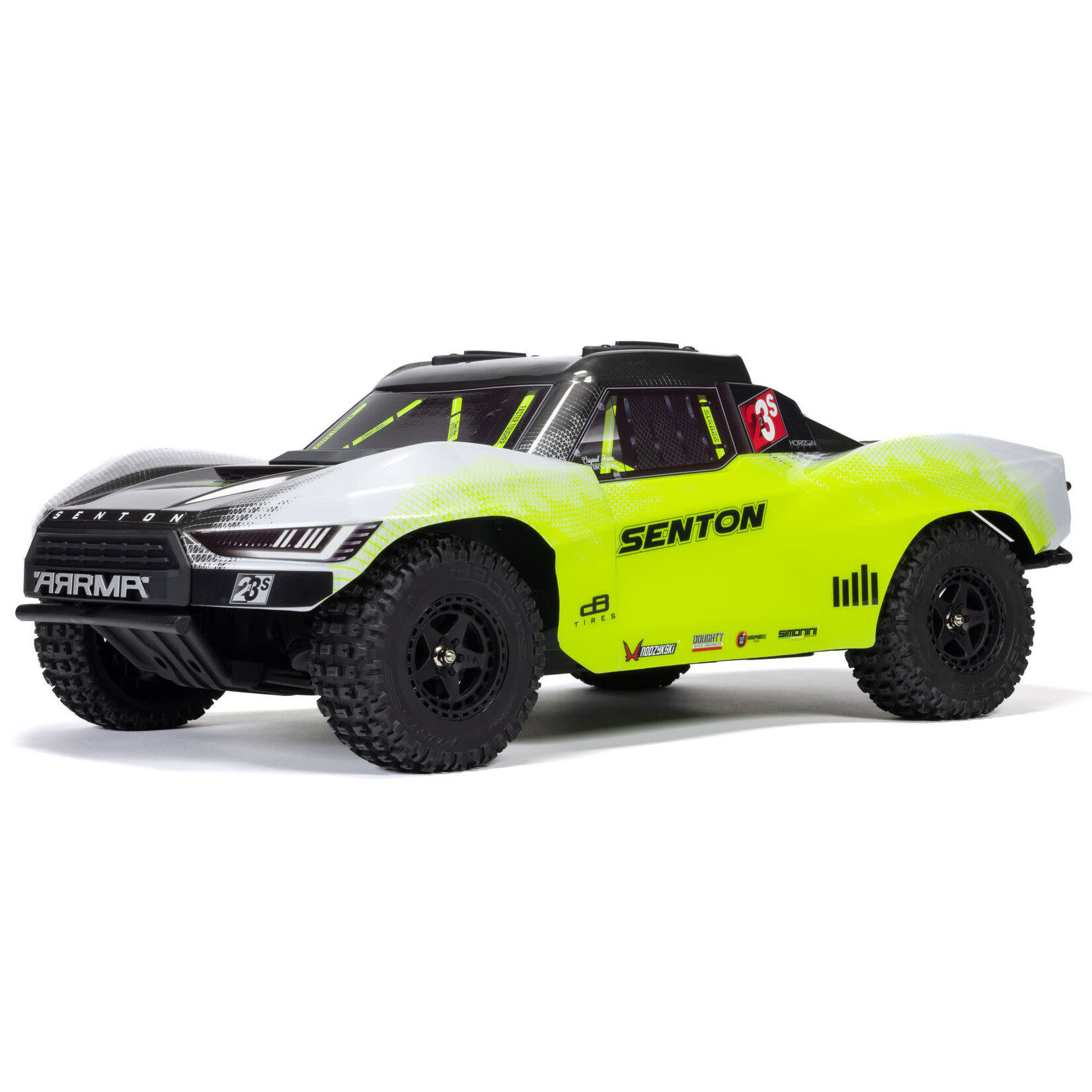 Arrma ARA4303V4T1 1:10 Senton 4x4 223S BLX Brushless Short Course RTR w/DSC Yellow