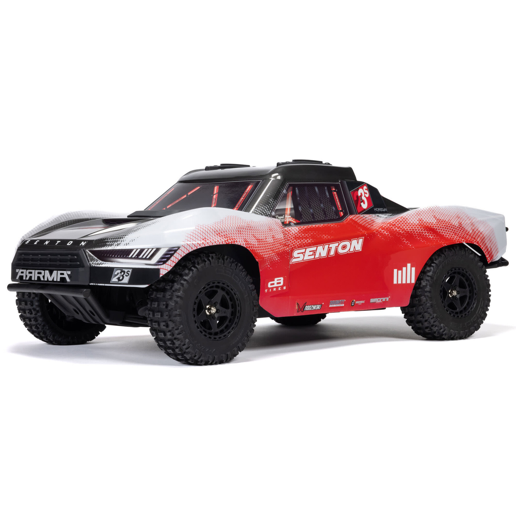 Arrma ARA4303V4T2 1:10 Senton 4x4 223S BLX Brushless Short Course Truck RTR w/DSC Red