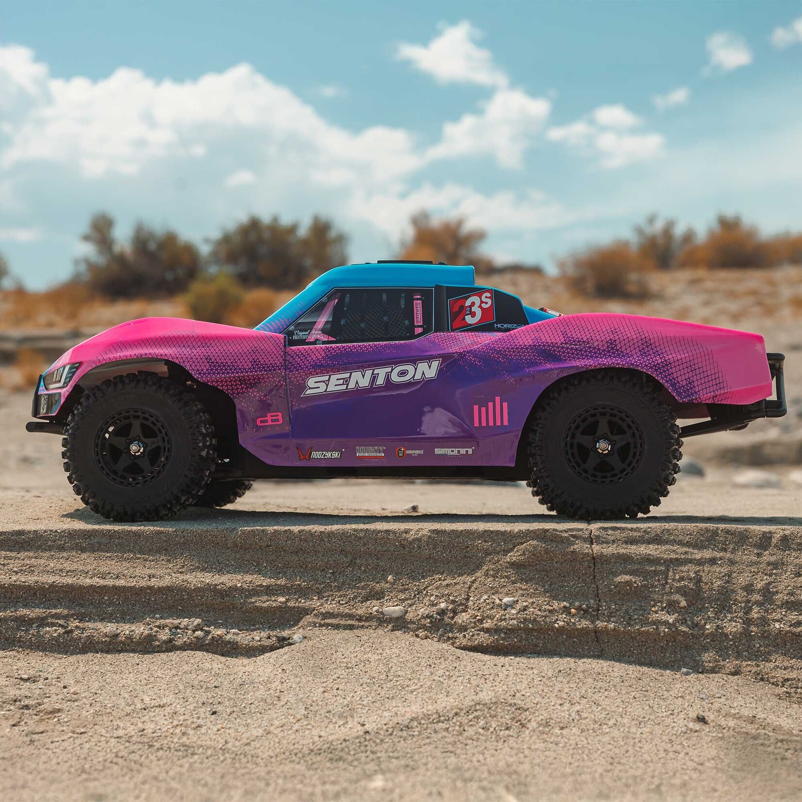 Arrma ARA4303V4T3 1:10 Senton 4x4 223S BLX Brushless Short Course Truck RTR w/DCS Blue
