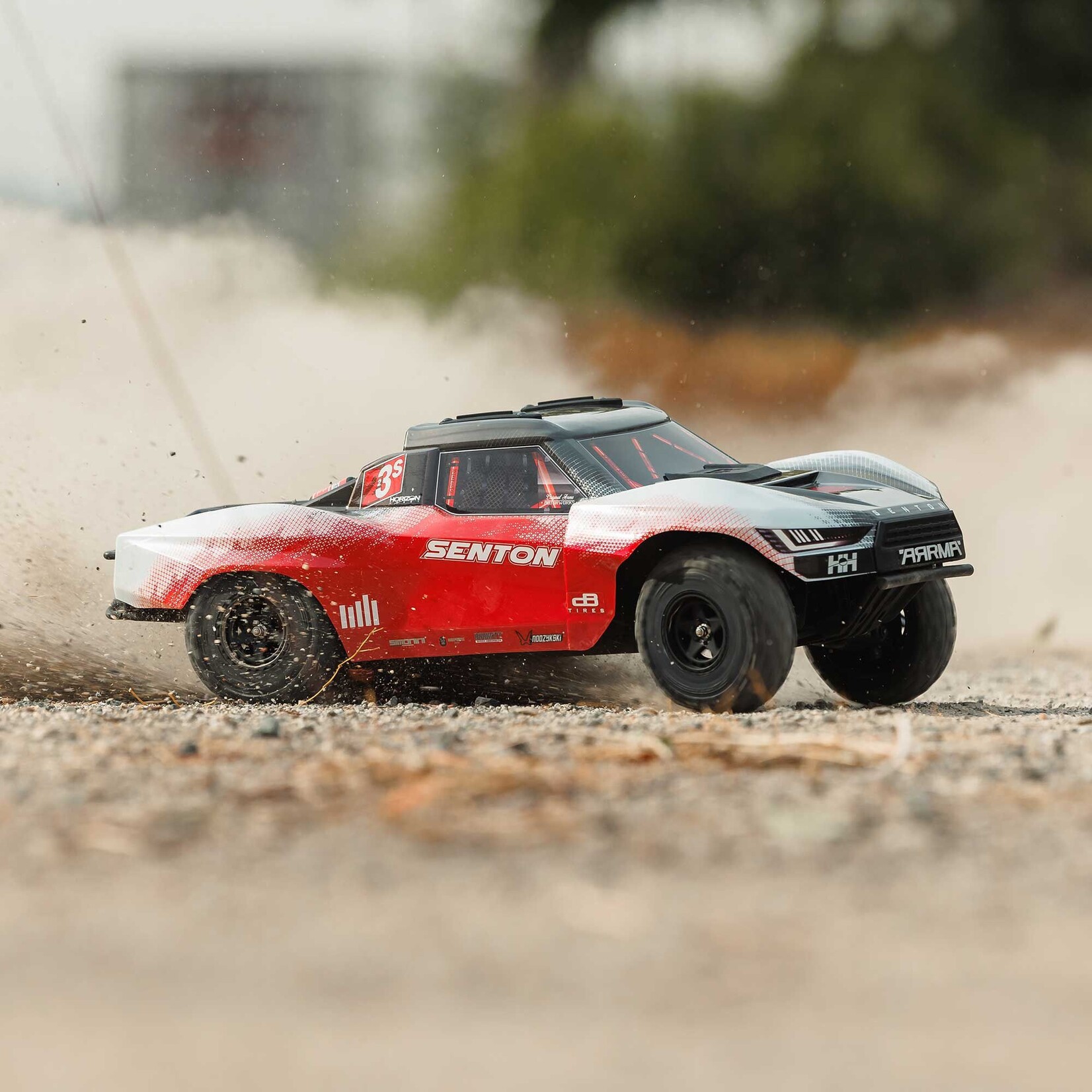 Arrma ARA4303V4T2 1:10 Senton 4x4 223S BLX Brushless Short Course Truck RTR w/DSC Red