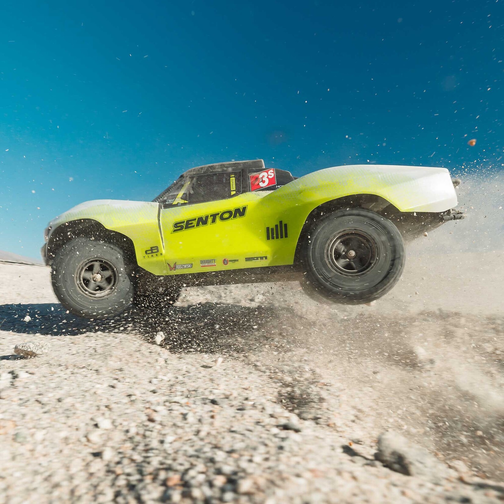 Arrma ARA4303V4T1 1:10 Senton 4x4 223S BLX Brushless Short Course RTR w/DSC Yellow