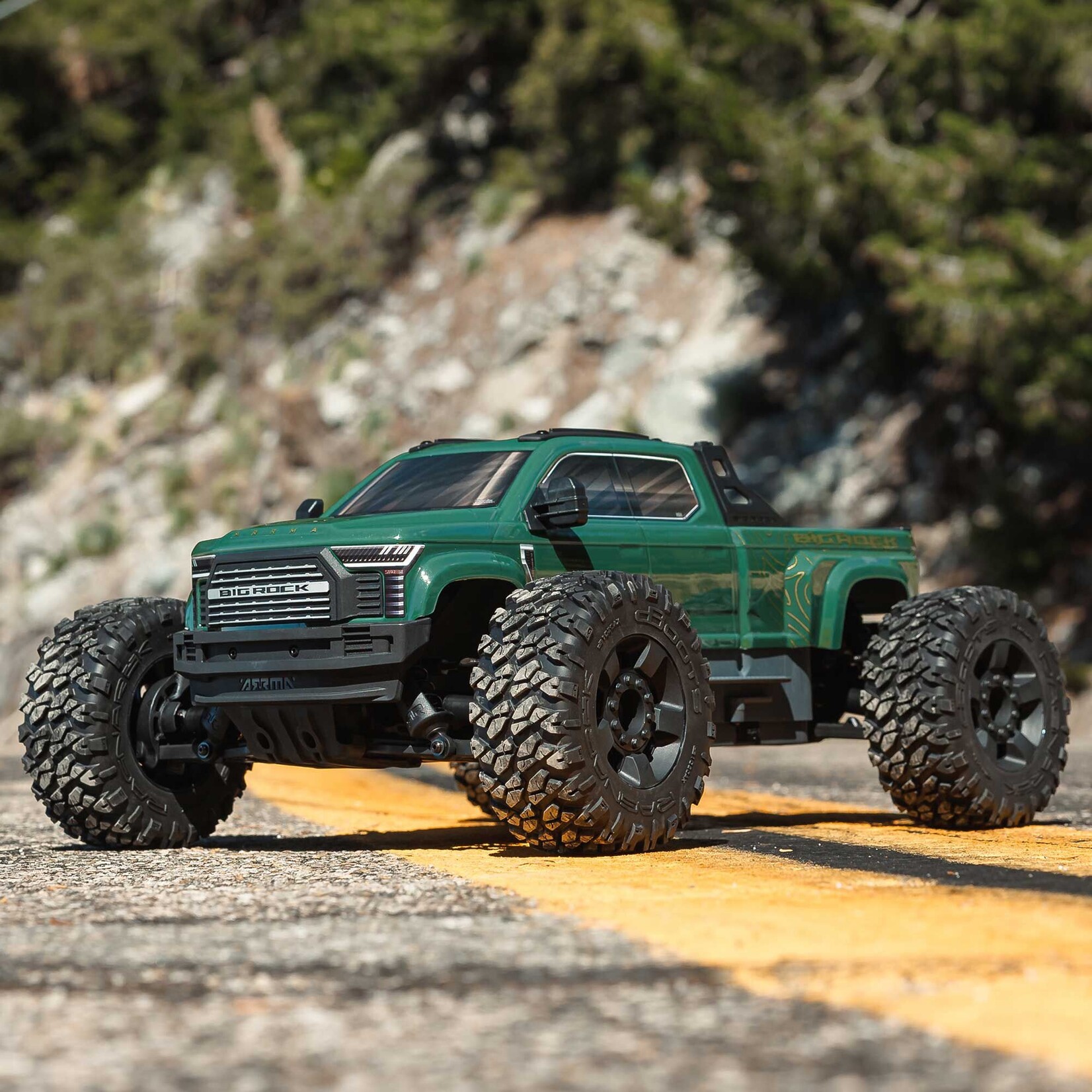 Arrma ARA4312V4T2 1:10 Big Rock 4x4 223S BLX Brushless Street Truck w/DSC Green