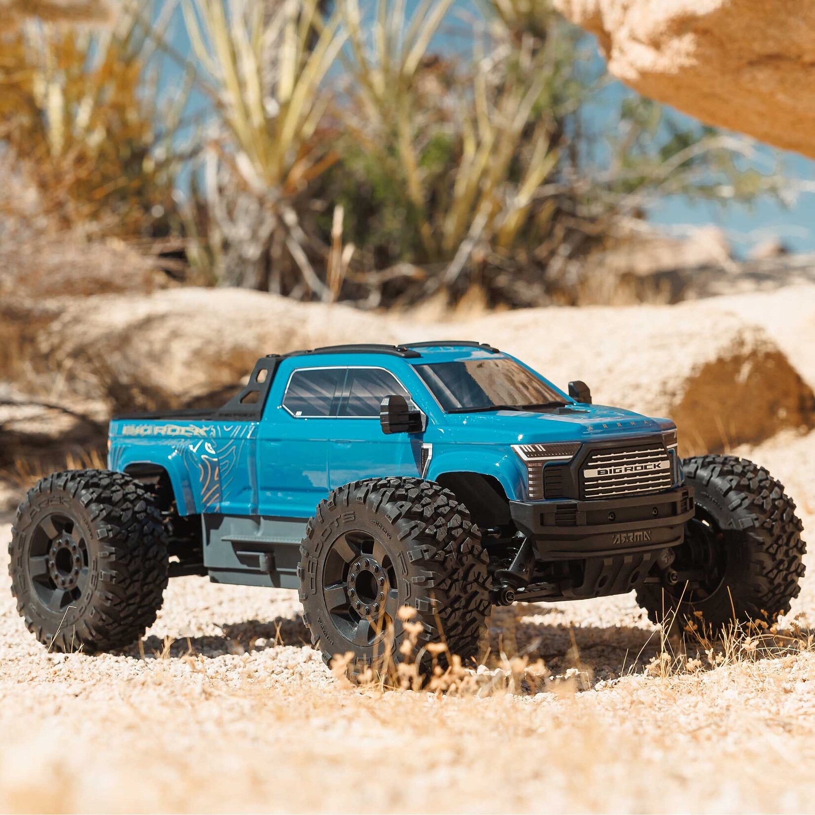 Arrma ARA4312V4T3 1:10 Big Rock 4x4 223S BLX Brushless Street Truck RTR w/DSC Blue