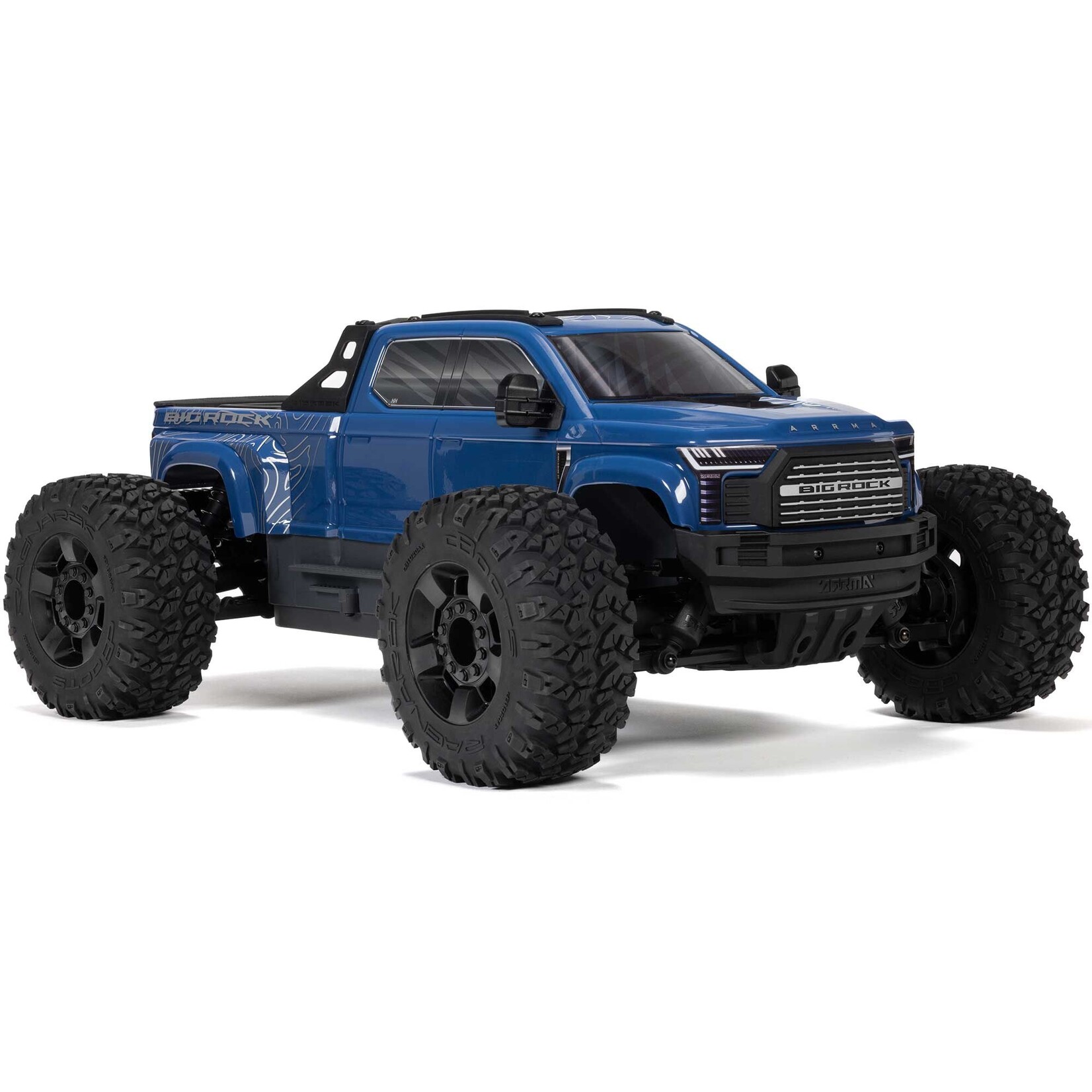 Arrma ARA4312V4T3 1:10 Big Rock 4x4 223S BLX Brushless Street Truck RTR w/DSC Blue