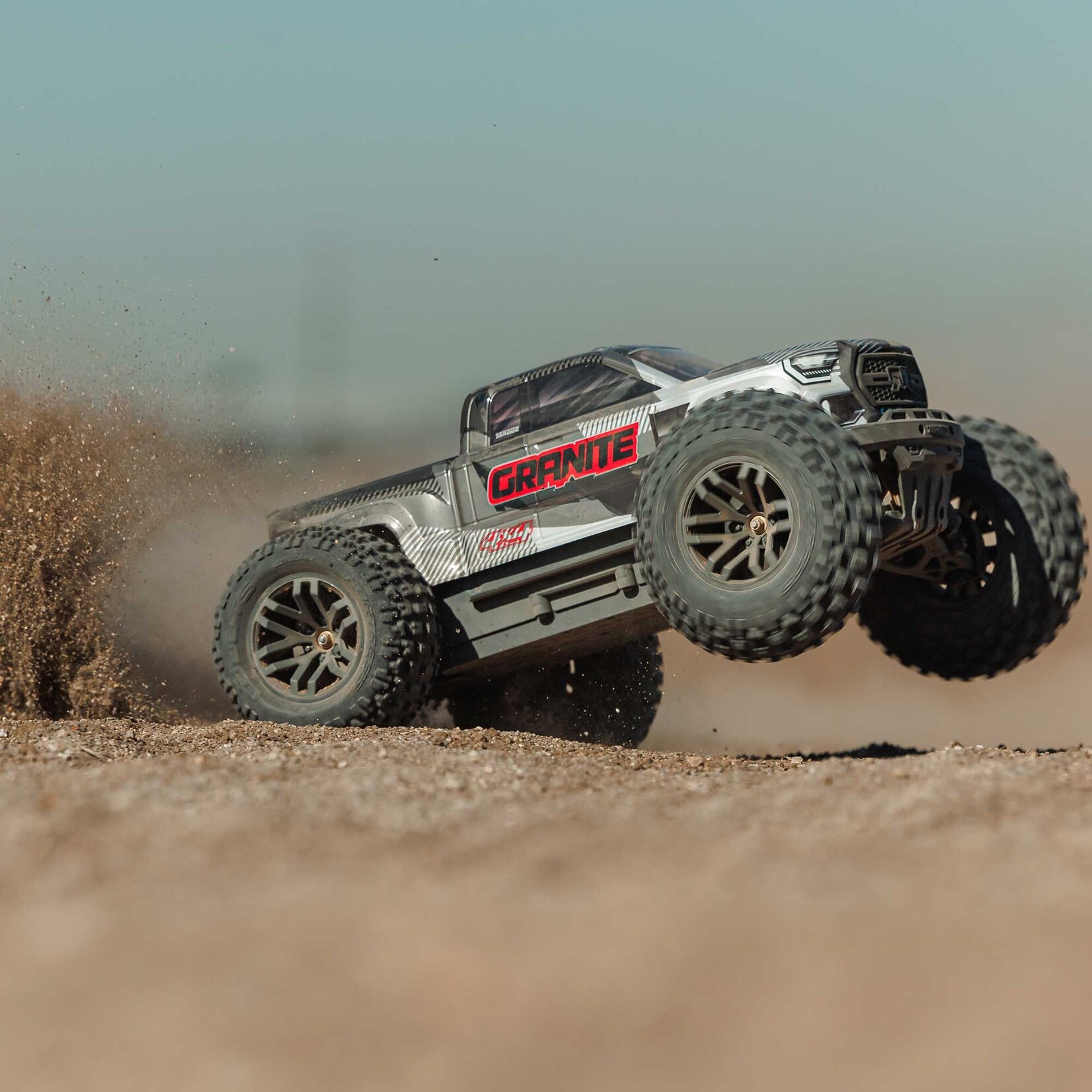 Arrma ARA4302V4T3 1:10 Granite 4x4 223S BLX Brushless Monster Truck RTR w/DSC Gun Metal