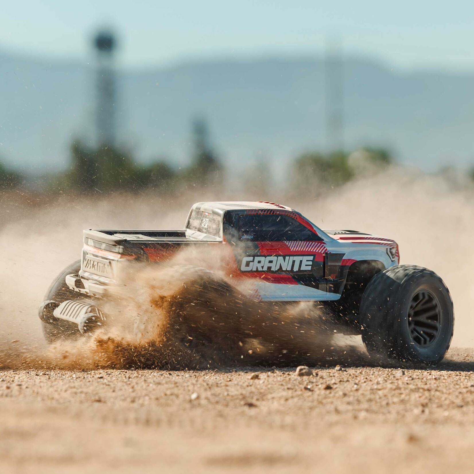 Arrma ARA4302V4T2 1:10 Granite 4x4 223S BLX Brushless Monster Truck RTR w/DSC Red