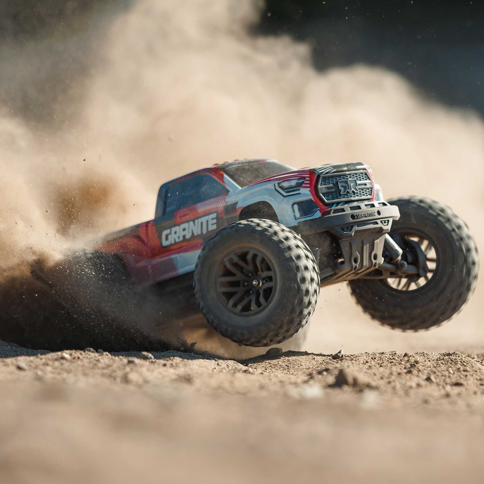 Arrma ARA4302V4T2 1:10 Granite 4x4 223S BLX Brushless Monster Truck RTR w/DSC Red