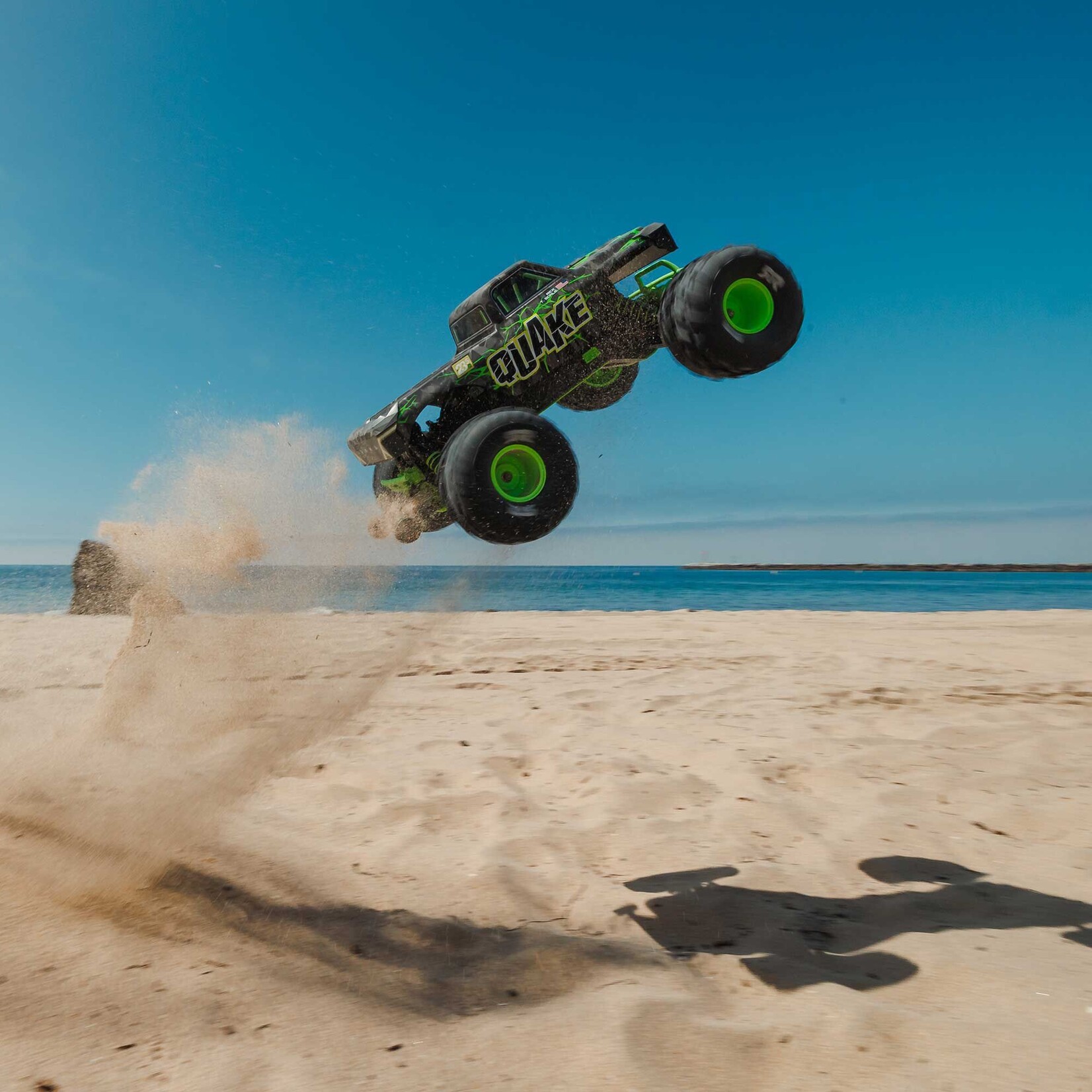 Arrma ARA3537T2 1:10 QUAKE 223S DSC 2WD RTR Brushless Monster Truck Green