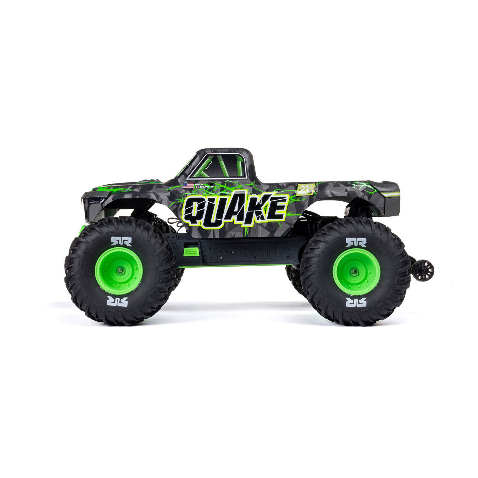 Arrma ARA3537T2 1:10 QUAKE 223S DSC 2WD RTR Brushless Monster Truck Green