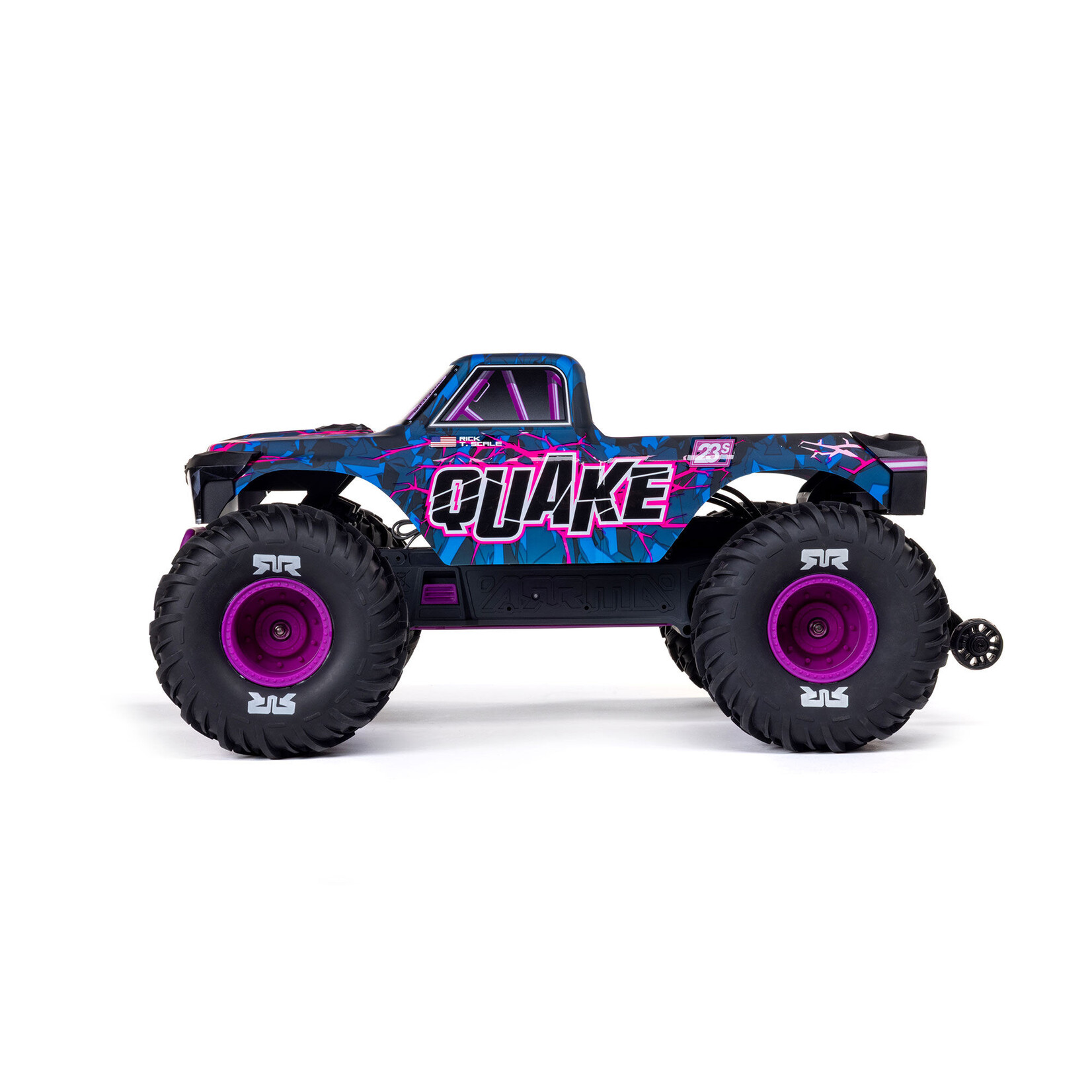 Arrma ARA3537T3 1:10 QUAKE 223S DSC 2WD RTR Brushless Monster Truck Purple