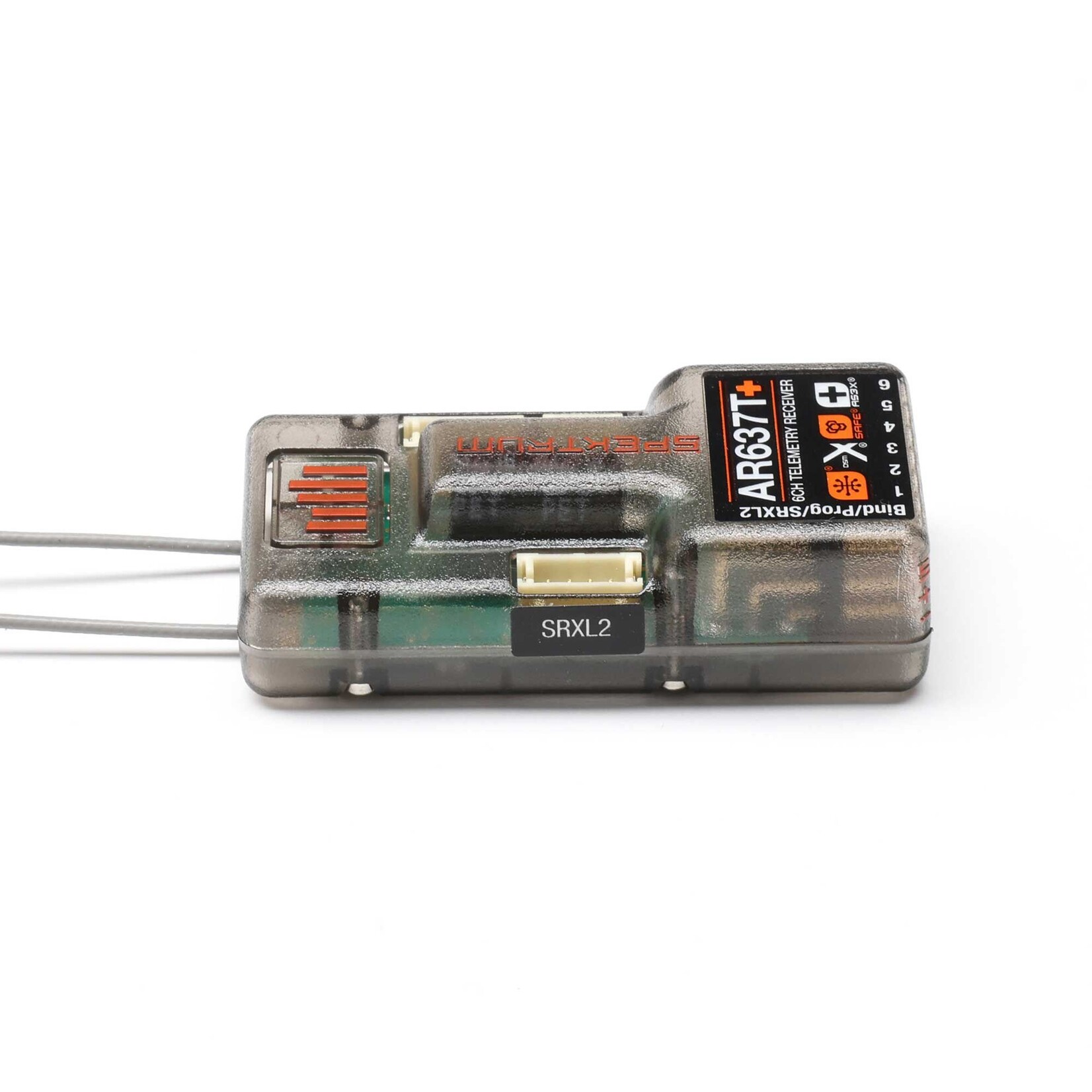 Spektrum SPM-1032 AR637T+ 6 Channel AS3X+ & Safe Receiver
