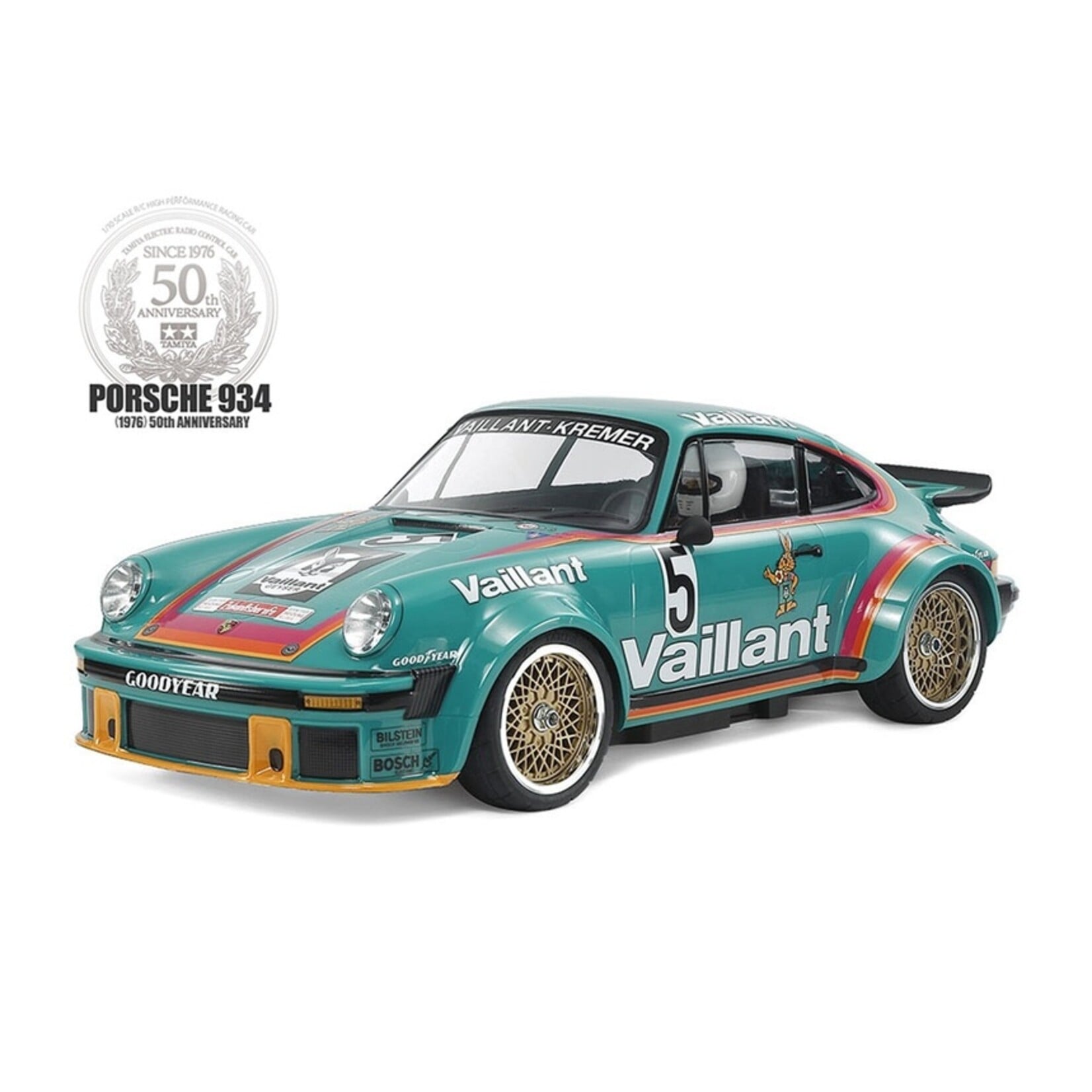 Tamiya 47524 1/10 RC Porsche 934 (1976) 50th Anniversary Car Kit