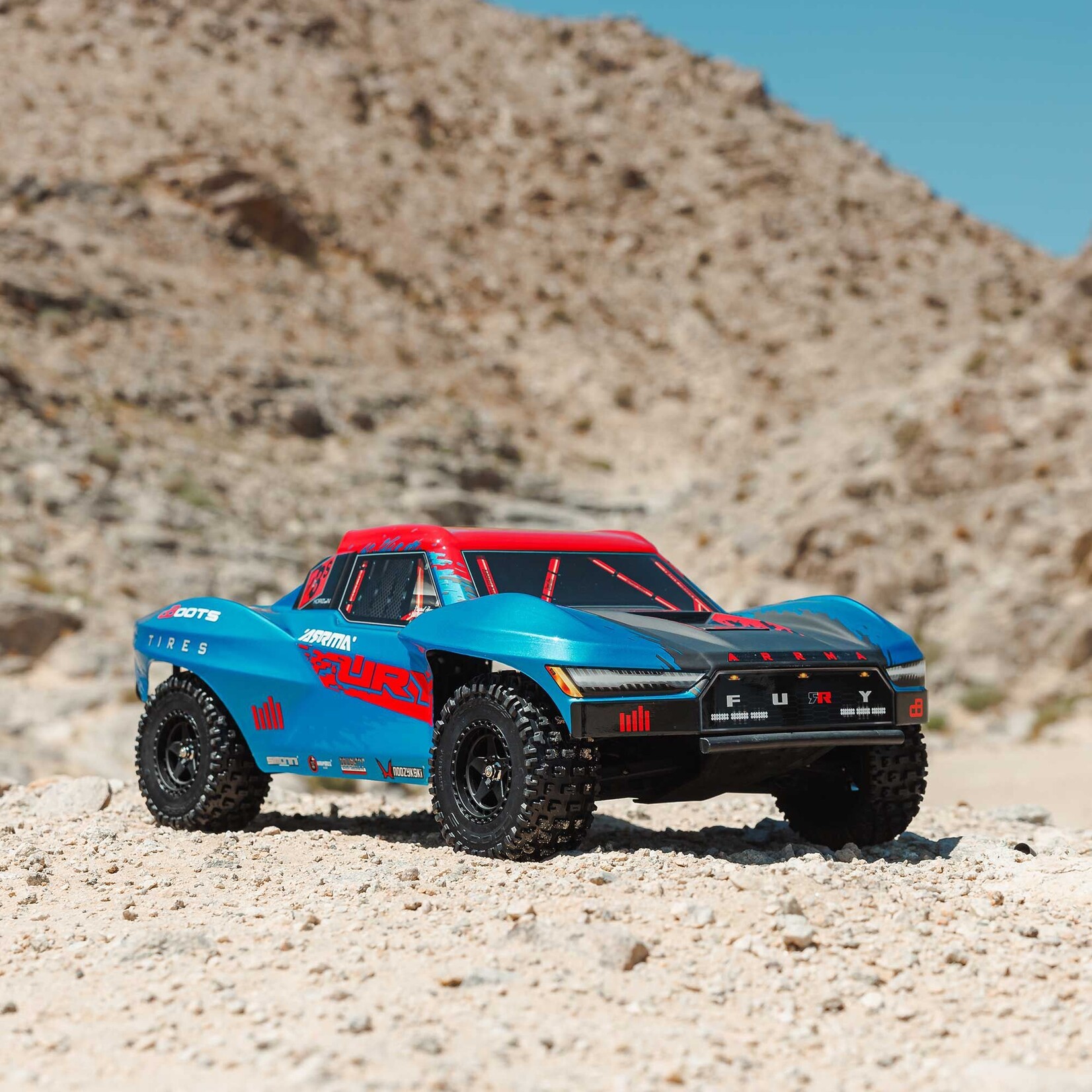 Arrma ARA3521T1 1:10 Fury 2WD 223S BLX Short Course Truck RTR w/DSC Blue