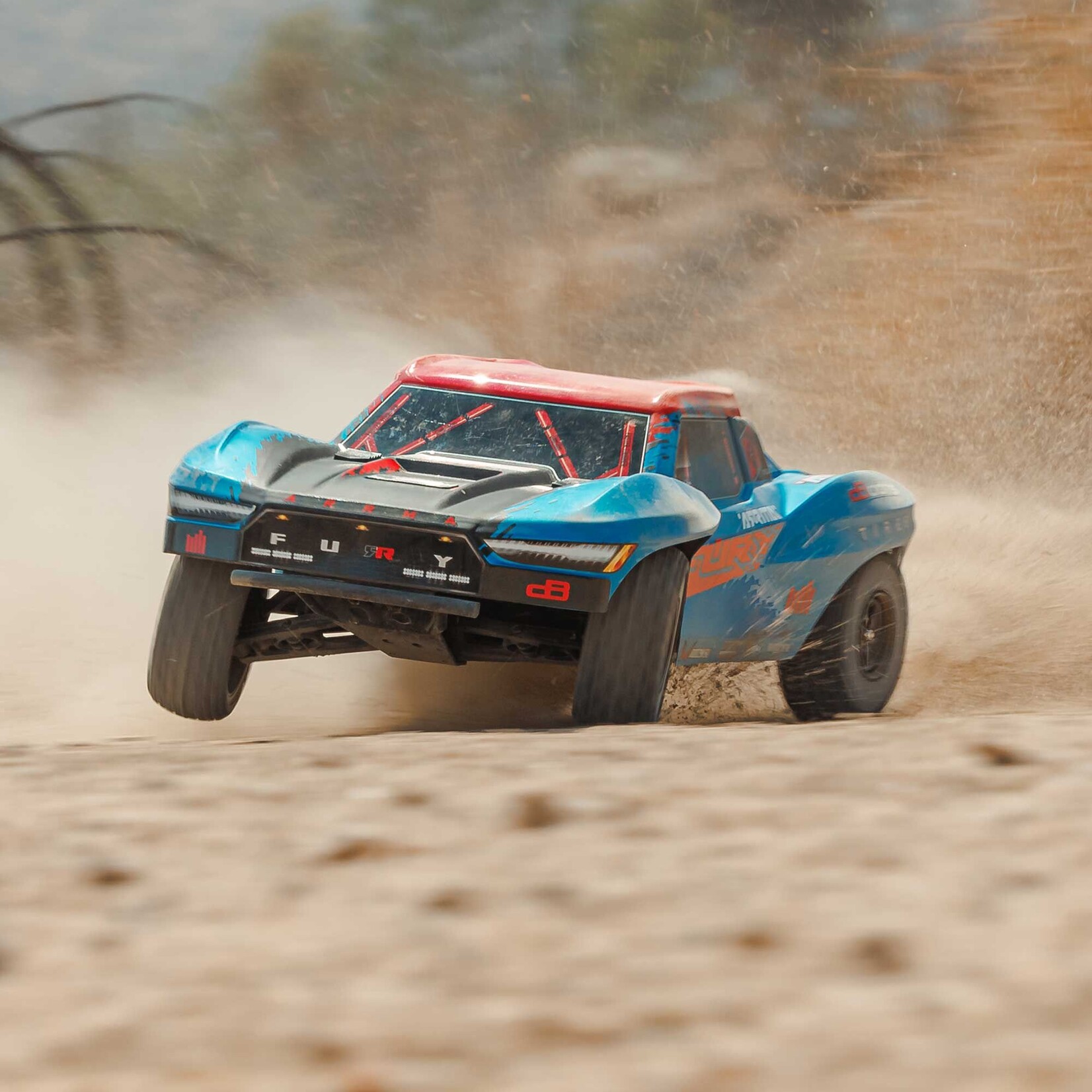 Arrma ARA3521T1 1:10 Fury 2WD 223S BLX Short Course Truck RTR w/DSC Blue