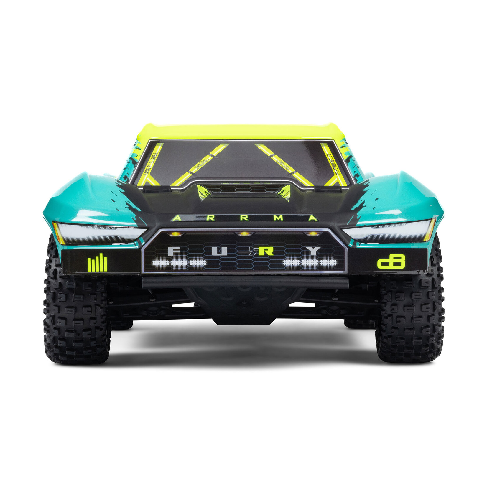 Arrma ARA3521T2 1:10 Fury 2WD 223S BLX Short Course Truck RTR w/DSC Green