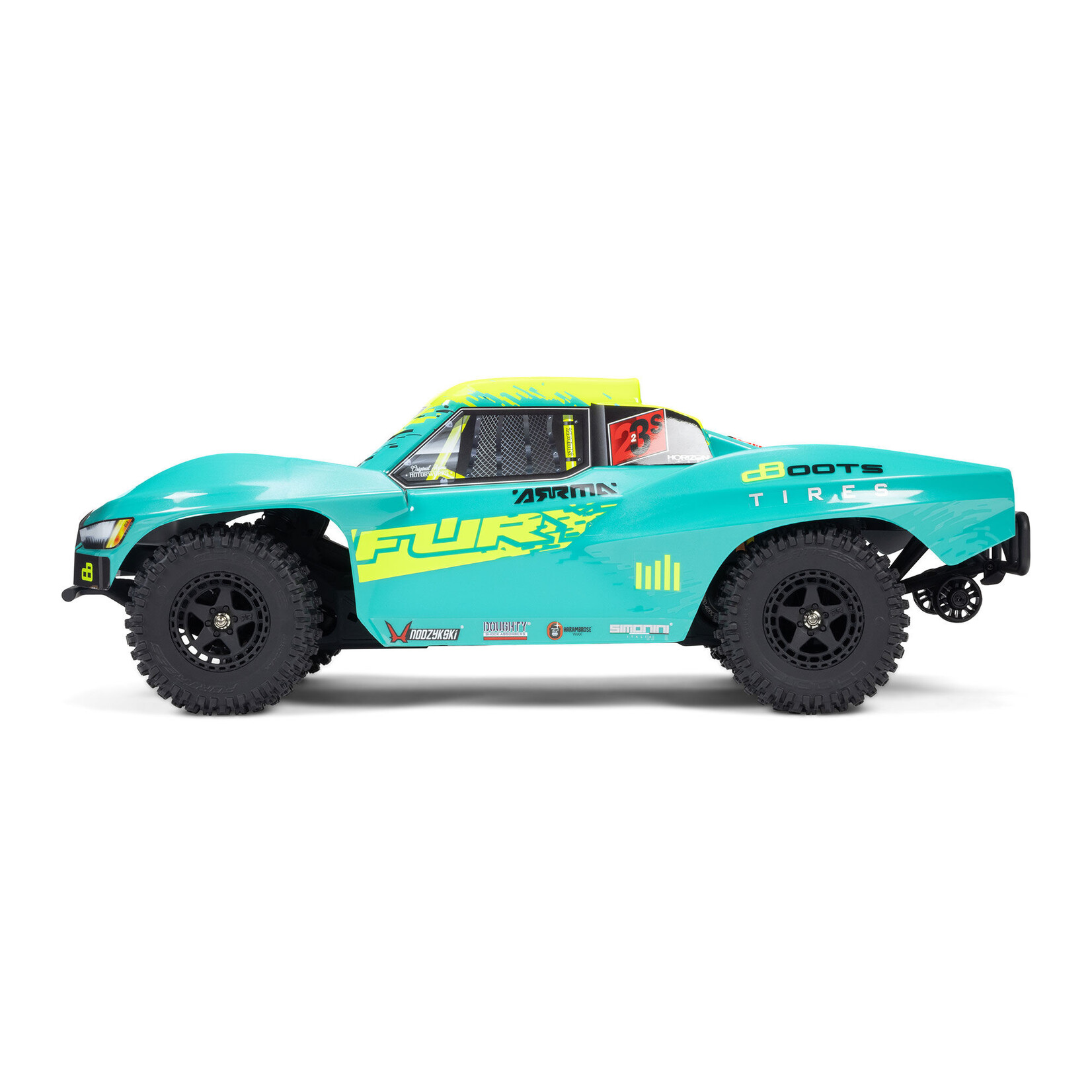 Arrma ARA3521T2 1:10 Fury 2WD 223S BLX Short Course Truck RTR w/DSC Green