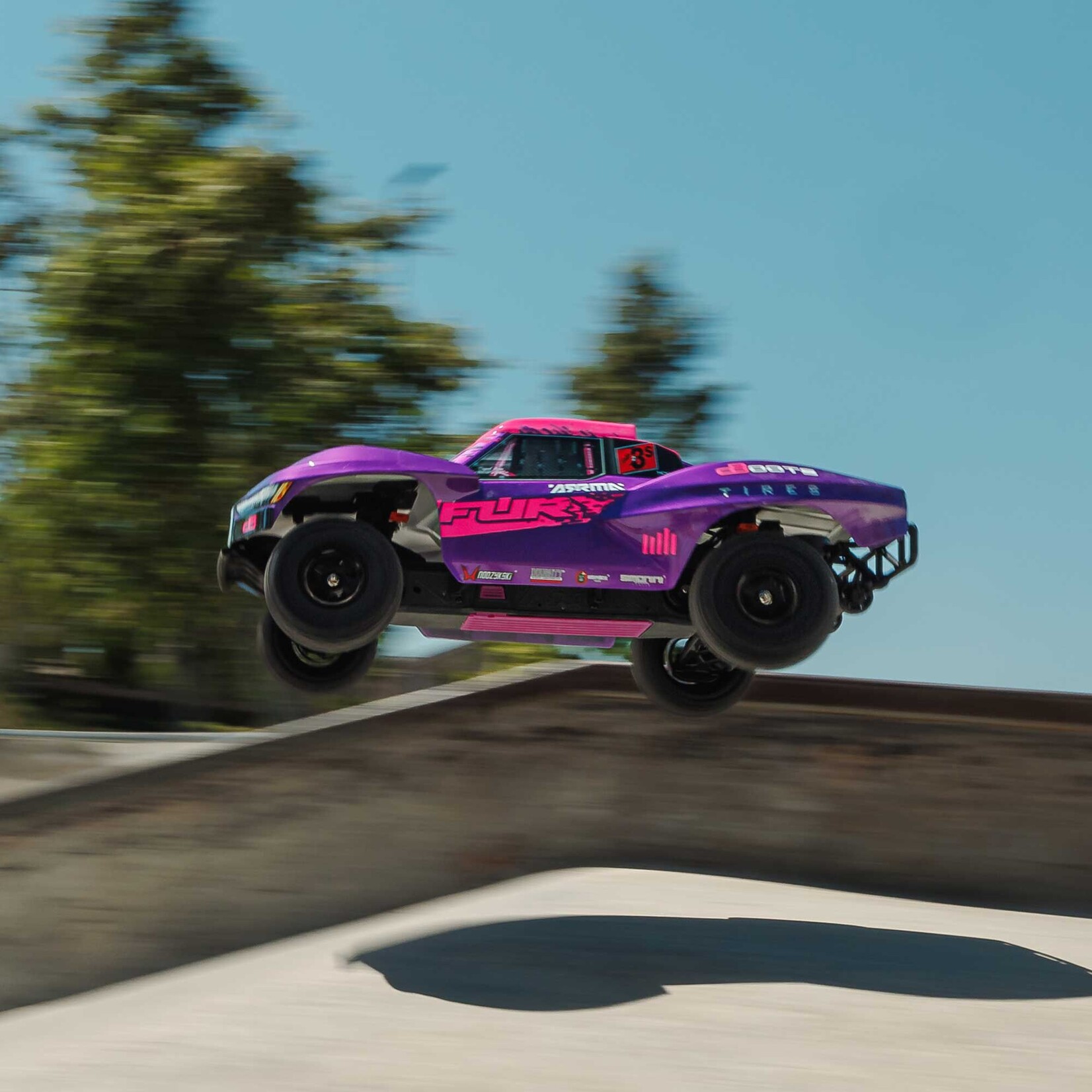 Arrma ARA3521T3 1:10 Fury 2WD 223S BLX Short Course Truck RTR w/DSC Purple