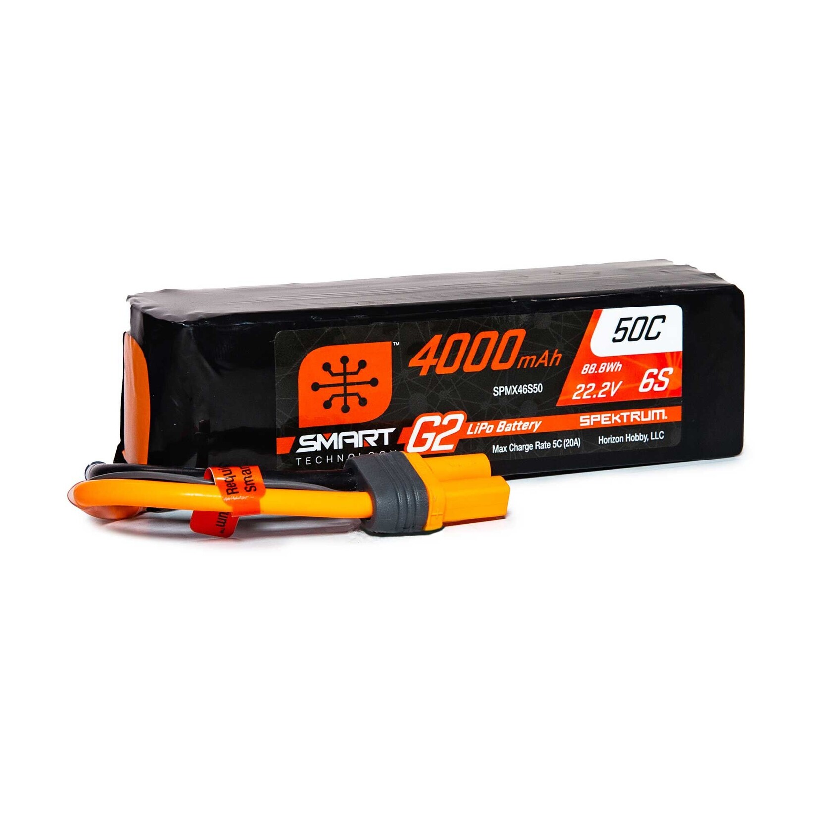 Spektrum SPMX46S50 4000mAh 6S 22.2V Smart G2 LiPo 50C IC5