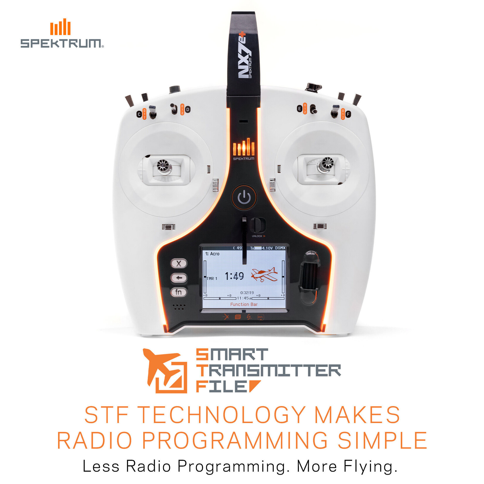 Spektrum SPMR7110 NX7e+ 14-Channel DSMX Transmitter Only