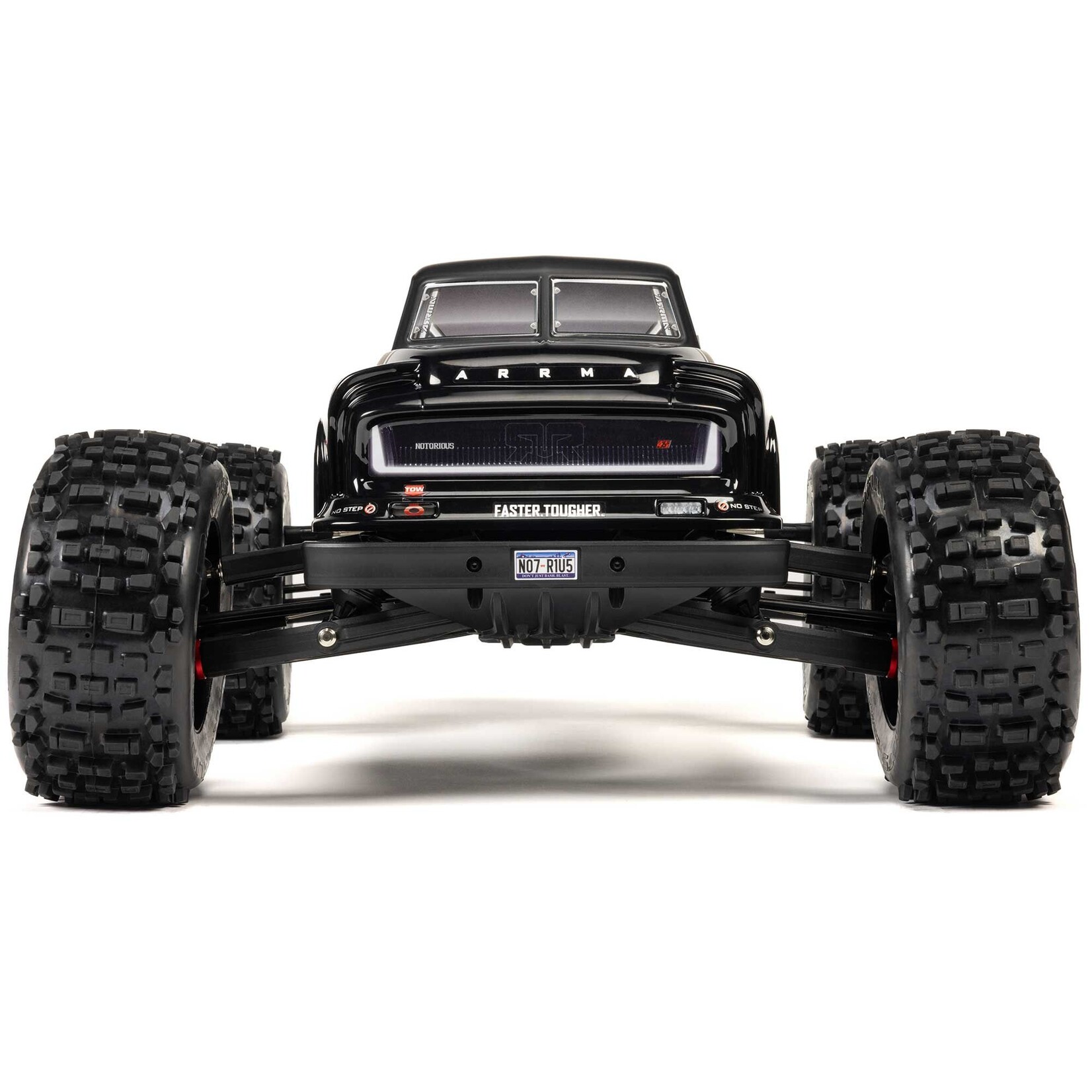 Arrma ARA8611V6T1 1:8 NOTORIOUS 6S 4X4 RTR Brushless Stunt Truck Black