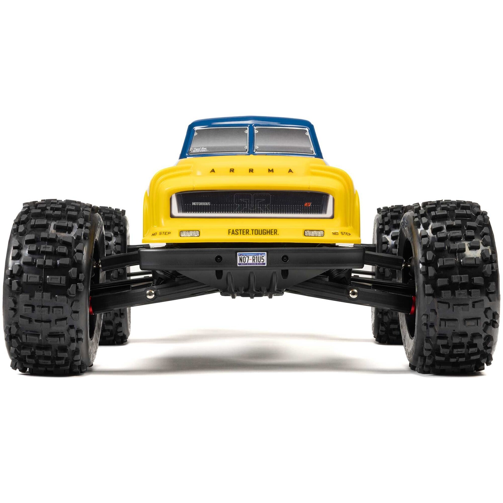 Arrma ARA8611V6T2 1:8 NOTORIOUS 6S 4X4 RTR Brushless Stunt Truck Blue