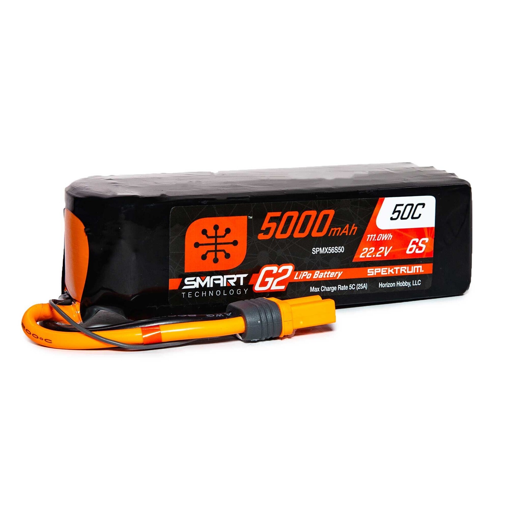 Spektrum SPMX56S50 5000mAh 6S 22.2V Smart G2 LiPo 50C IC5