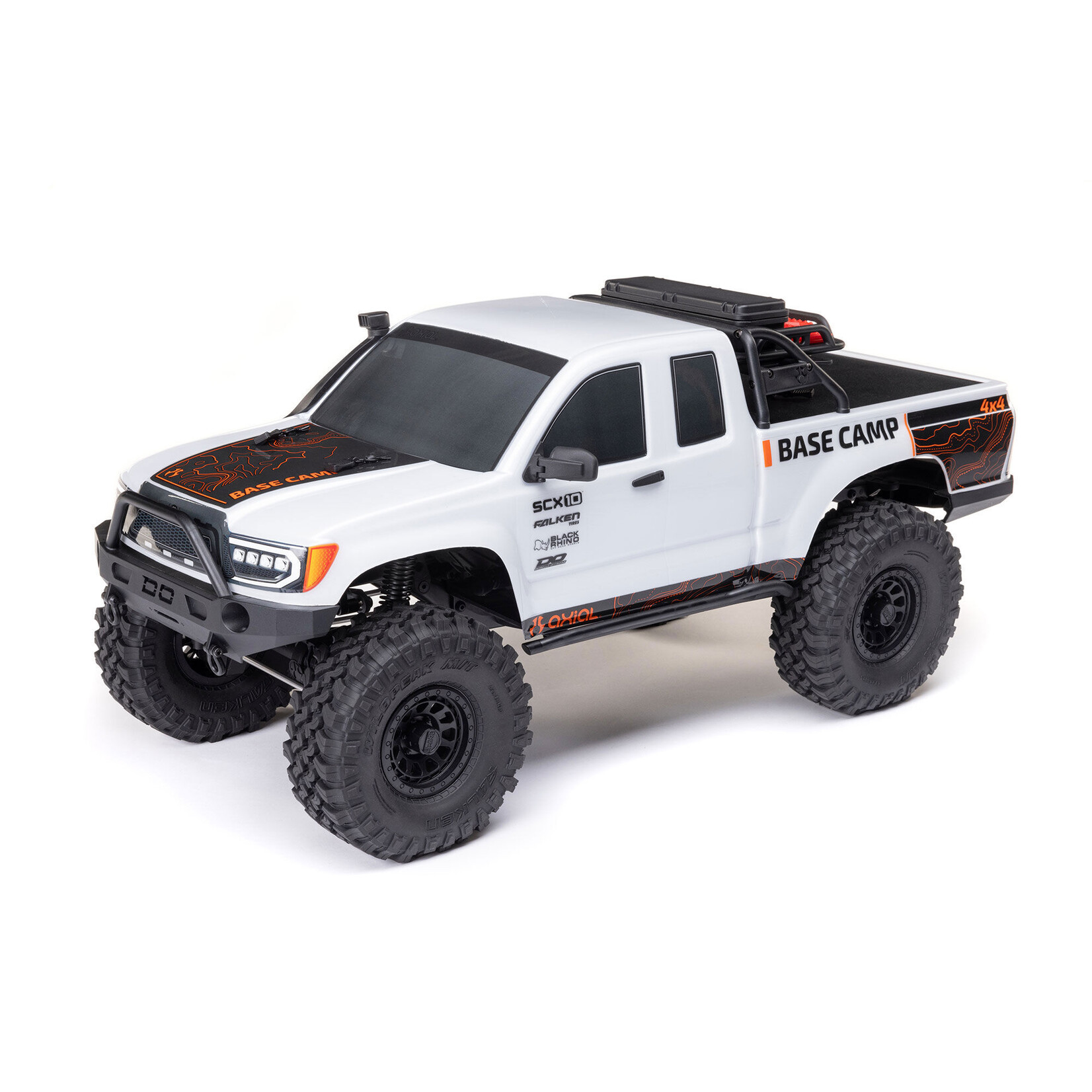 Axial AXI-1375T1 1:10 SCX10 III Base Camp 4X4 Rock Crawler Brushed RTR White