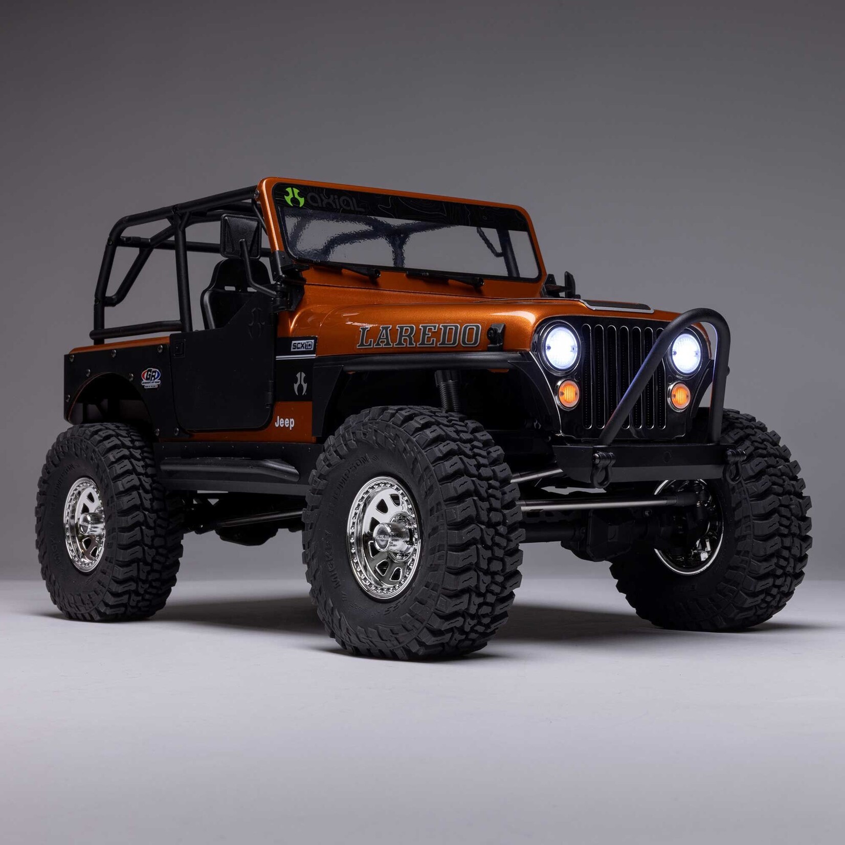 Axial AXI03008V2T2 1:10 SCX10 III Jeep CJ-7 4X4 RTR Brushed Rock Crawler Copper