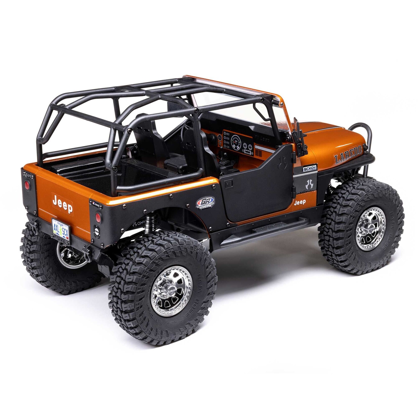 Axial AXI03008V2T2 1:10 SCX10 III Jeep CJ-7 4X4 RTR Brushed Rock Crawler Copper
