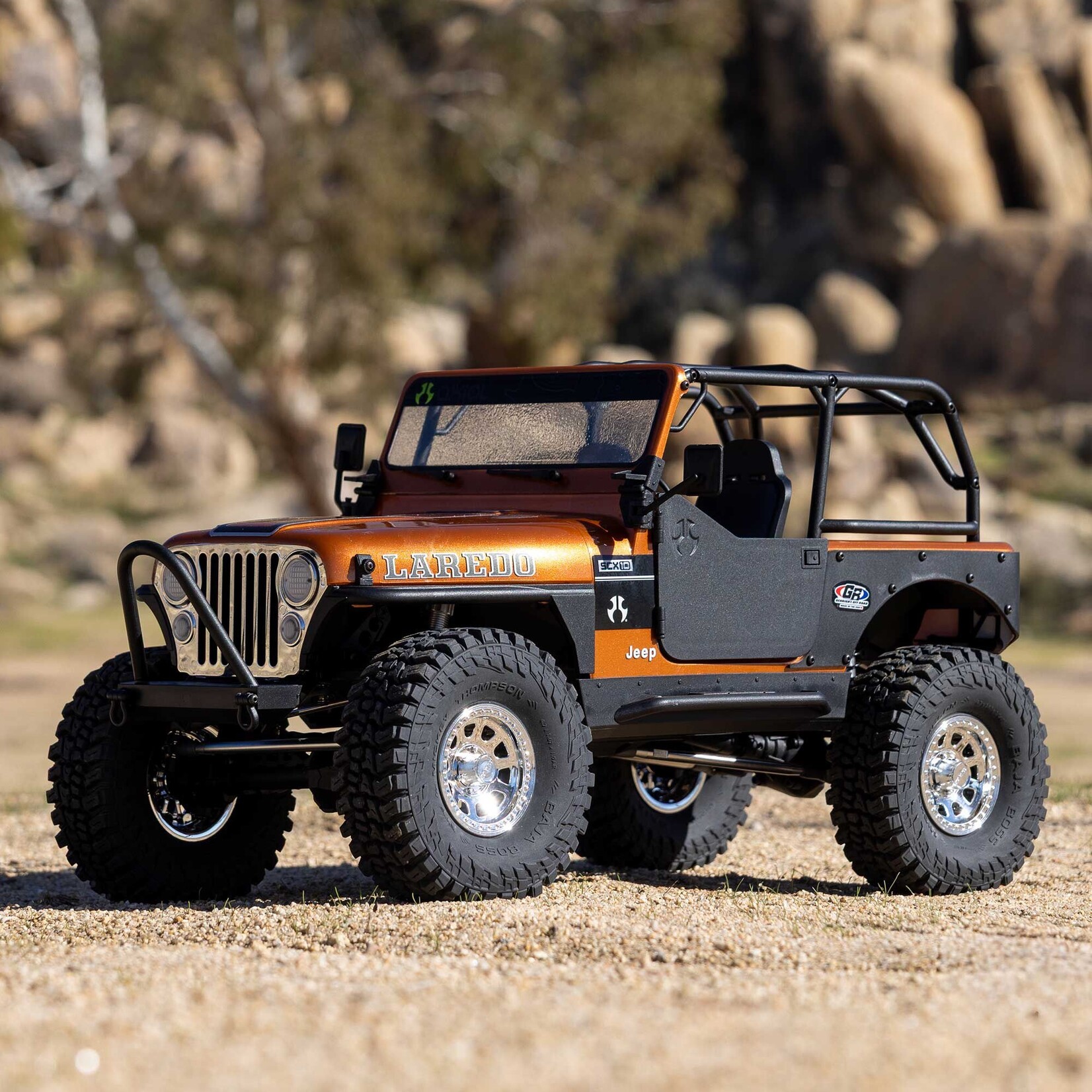 Axial AXI03008V2T2 1:10 SCX10 III Jeep CJ-7 4X4 RTR Brushed Rock Crawler Copper