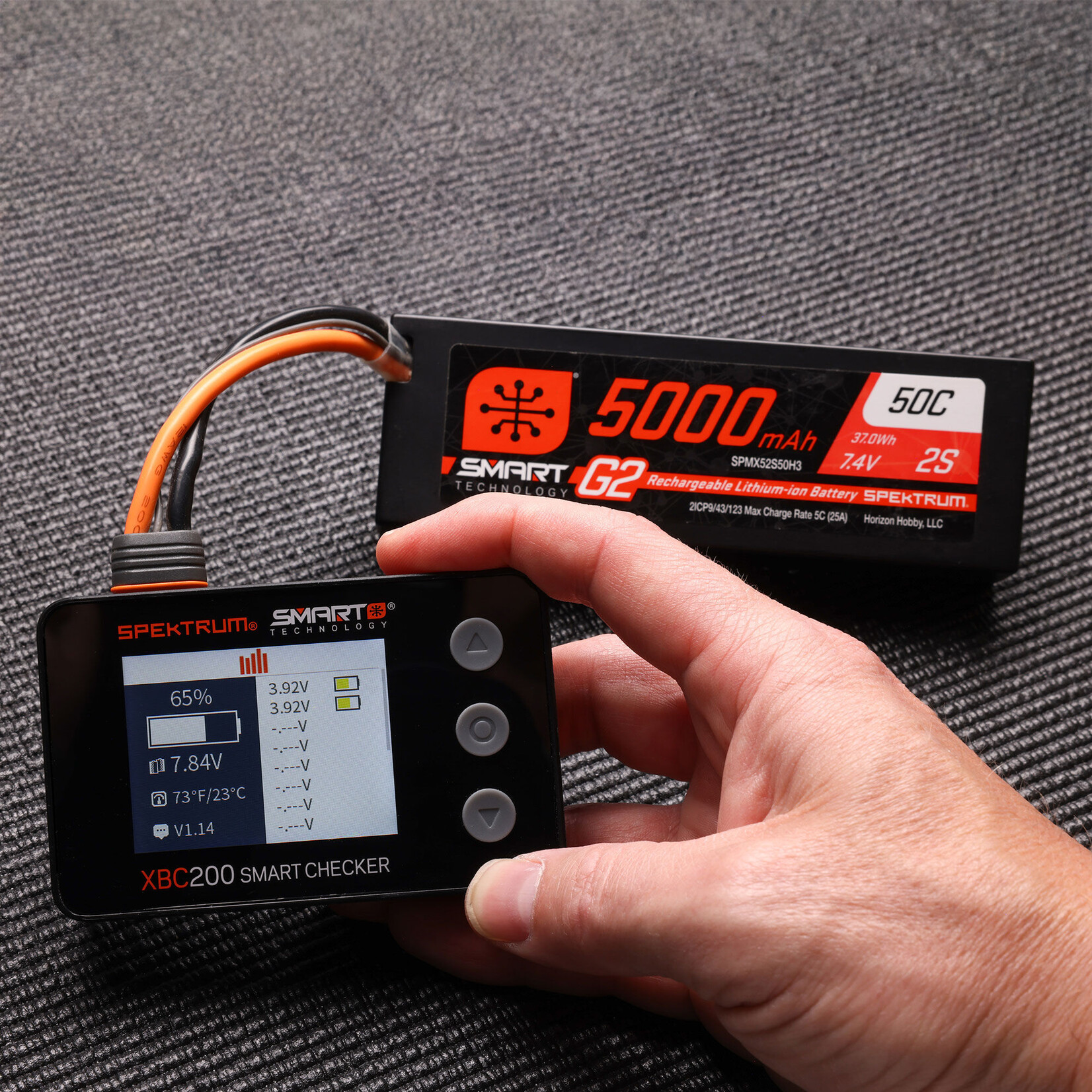 Spektrum SPMXBC200 XBC200 Smart Battery Checker & Servo Tester