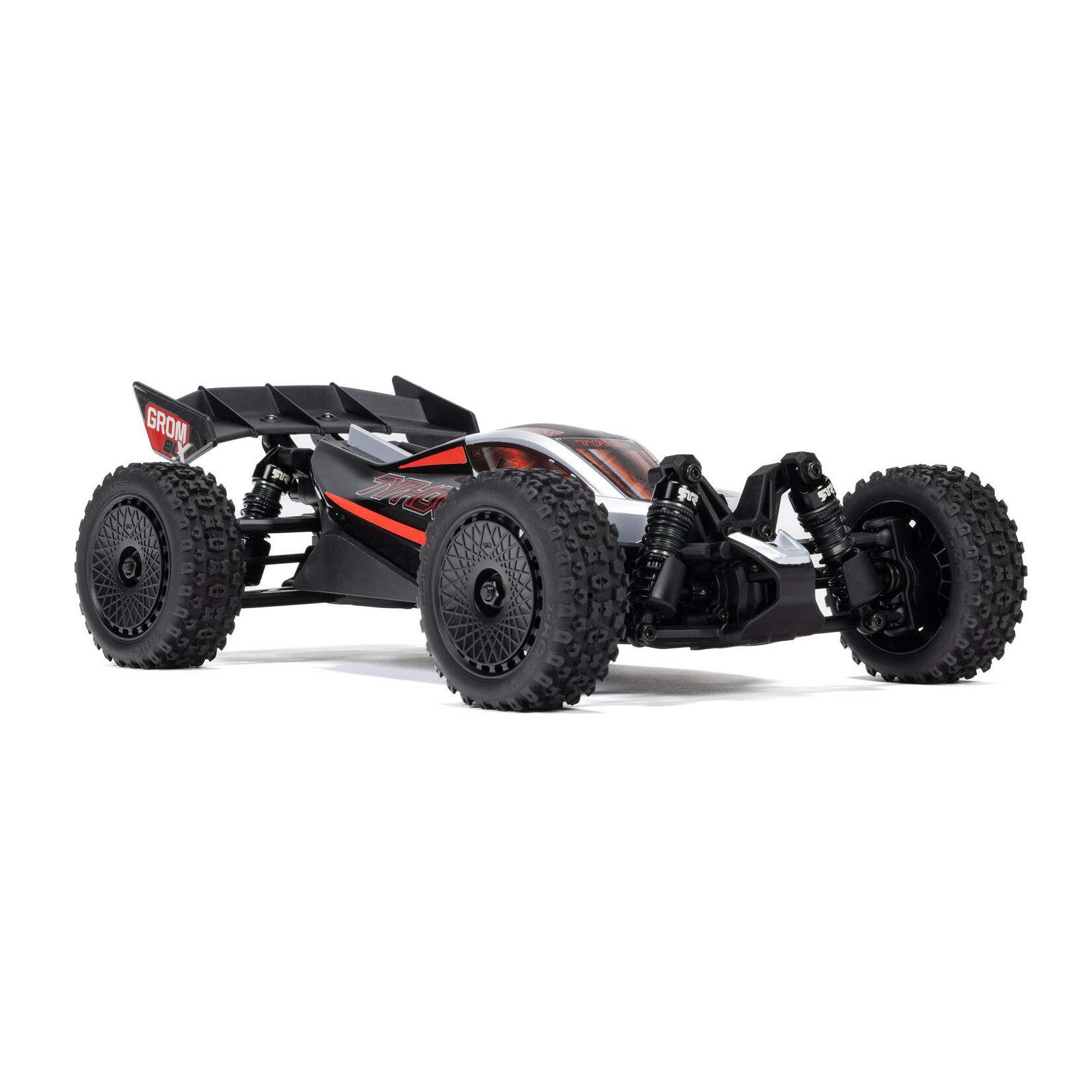 Arrma ARA2306T1 1:14 TYPHON GROM 223S DSC 4X4 RTR Brushless Buggy Silver