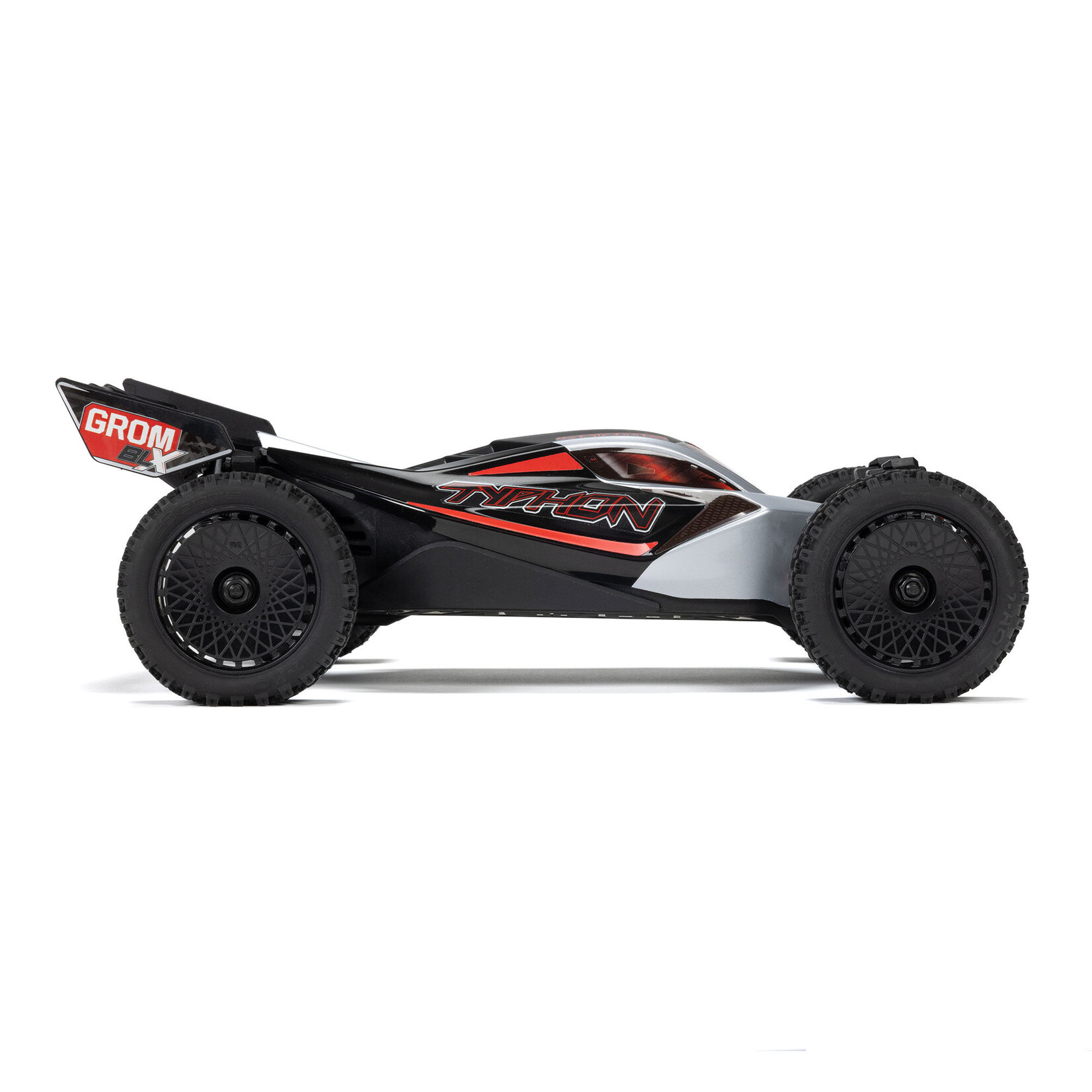 Arrma ARA2306T1 1:14 TYPHON GROM 223S DSC 4X4 RTR Brushless Buggy Silver