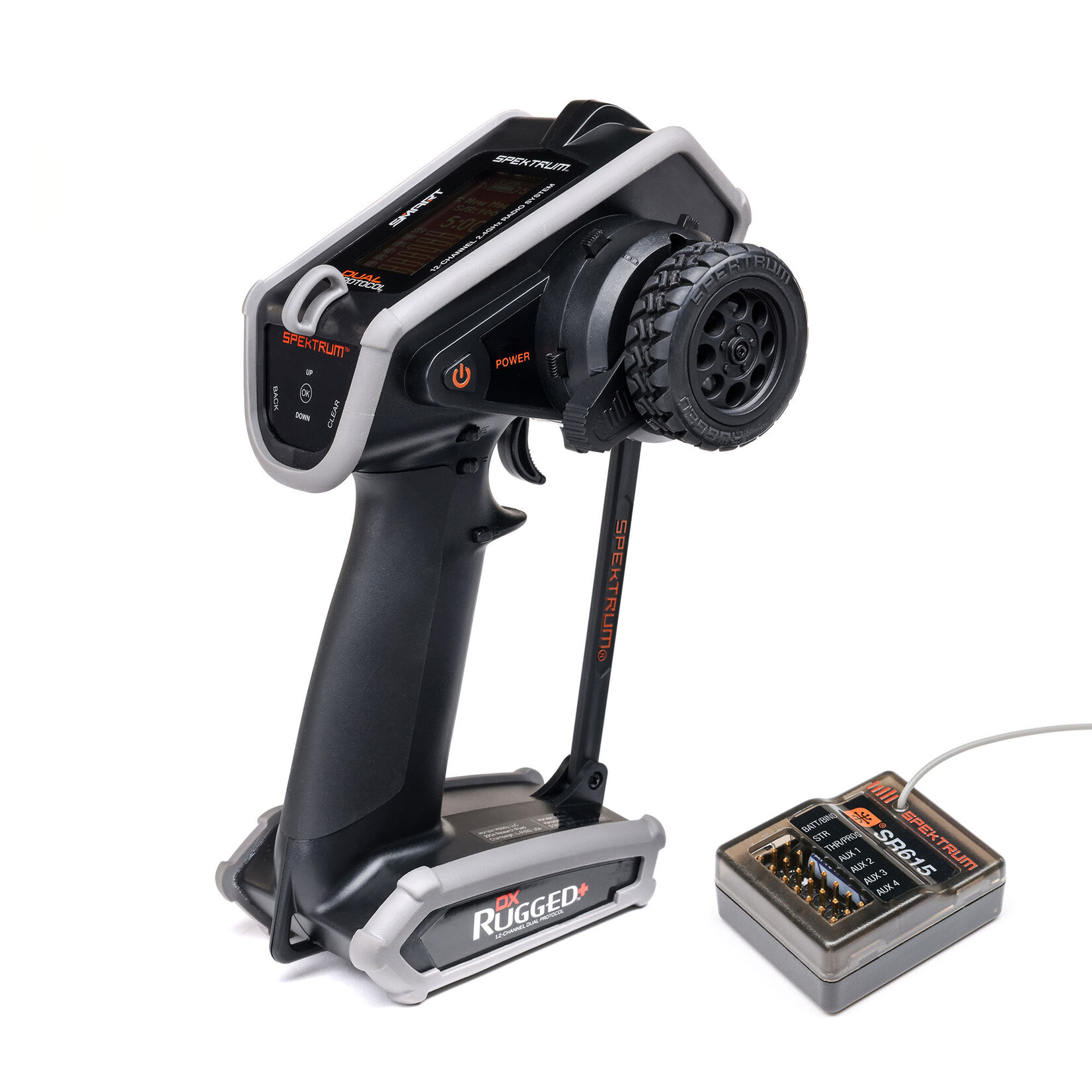 Spektrum SPM6220 DX Rugged+ 12-Channel DSMR+ Transmitter with SR615 Receiver