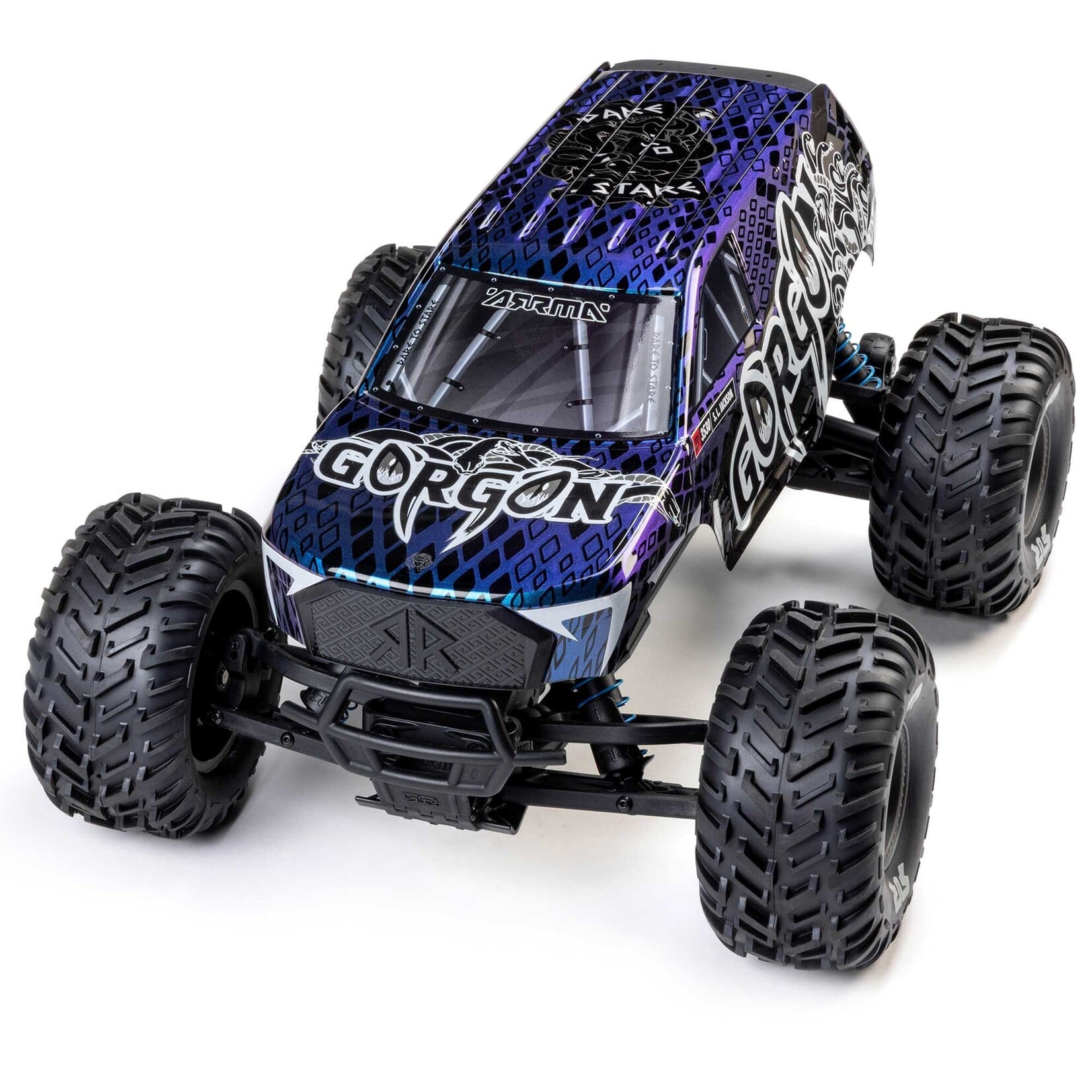 Arrma ARA3530T1 1:10 Gorgon 223S 2WD RTR Brushless Monster Truck Blue/Black