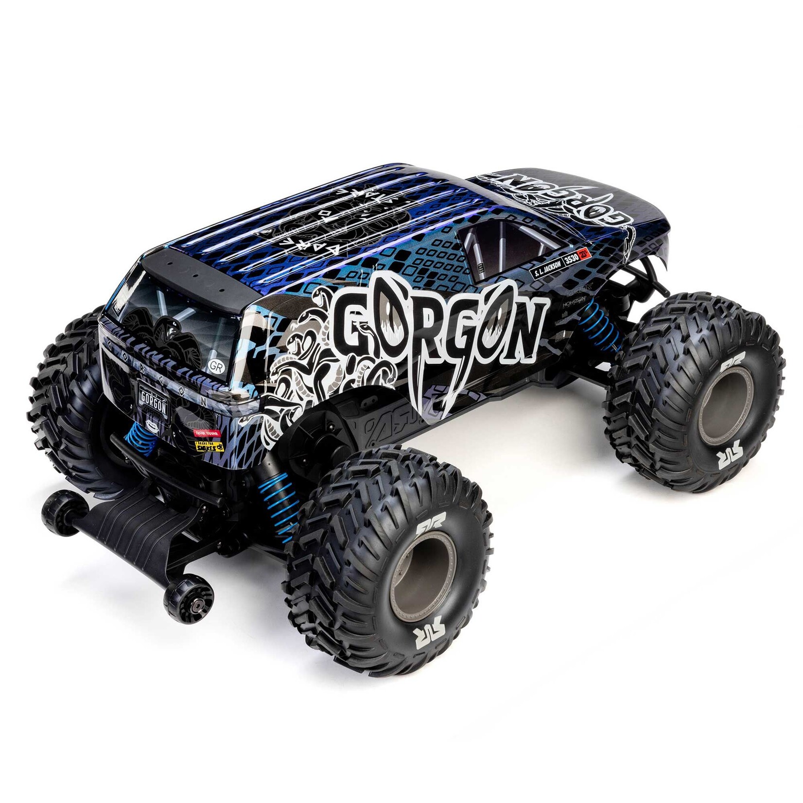 Arrma ARA3530T1 1:10 Gorgon 223S 2WD RTR Brushless Monster Truck Blue/Black