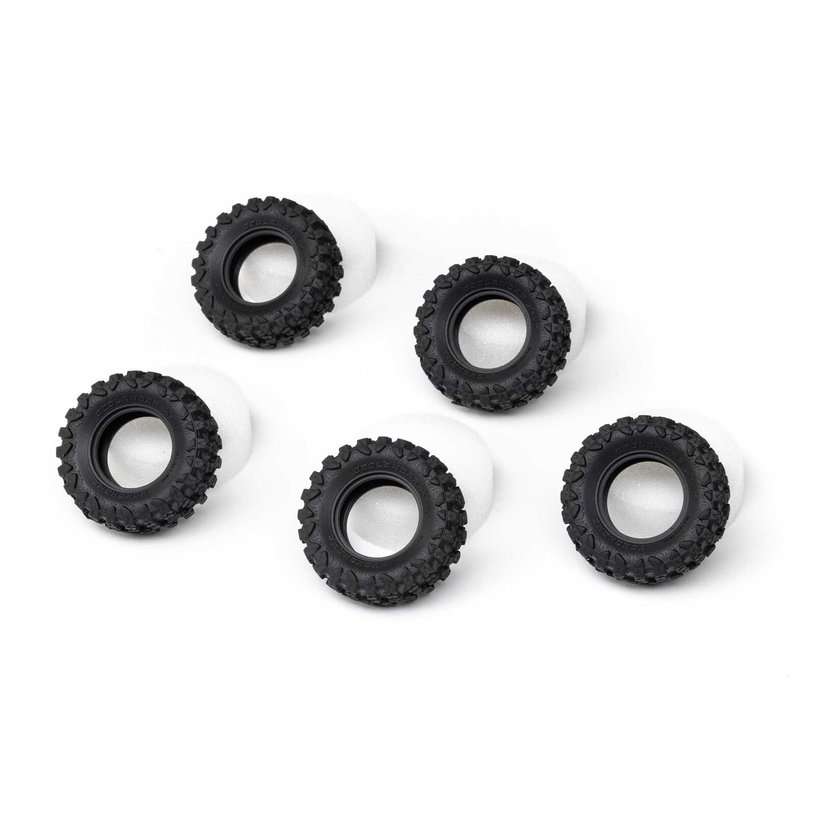 AXI-3315 Tires & Foam (5) Geolander XMT: SCX30