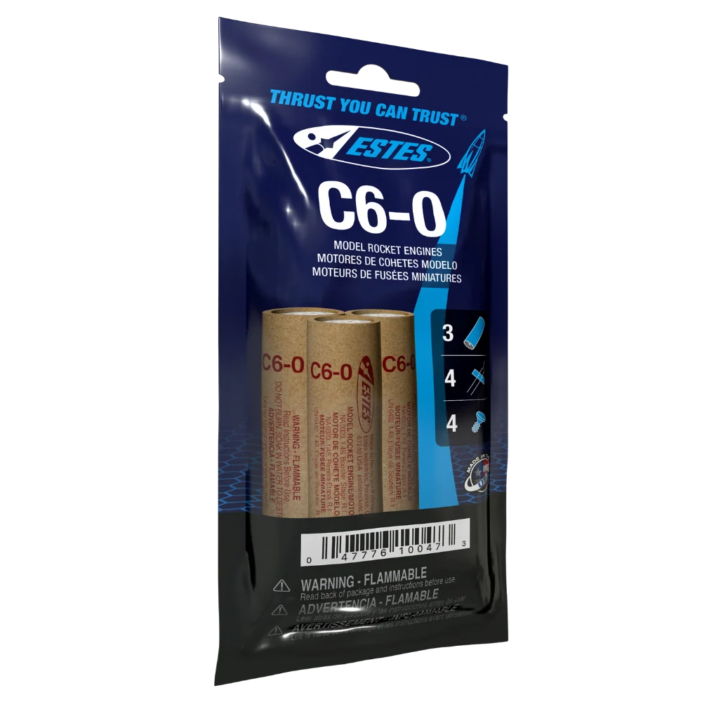 C6-0 Standard Model Rocket Engine (3) - 10047