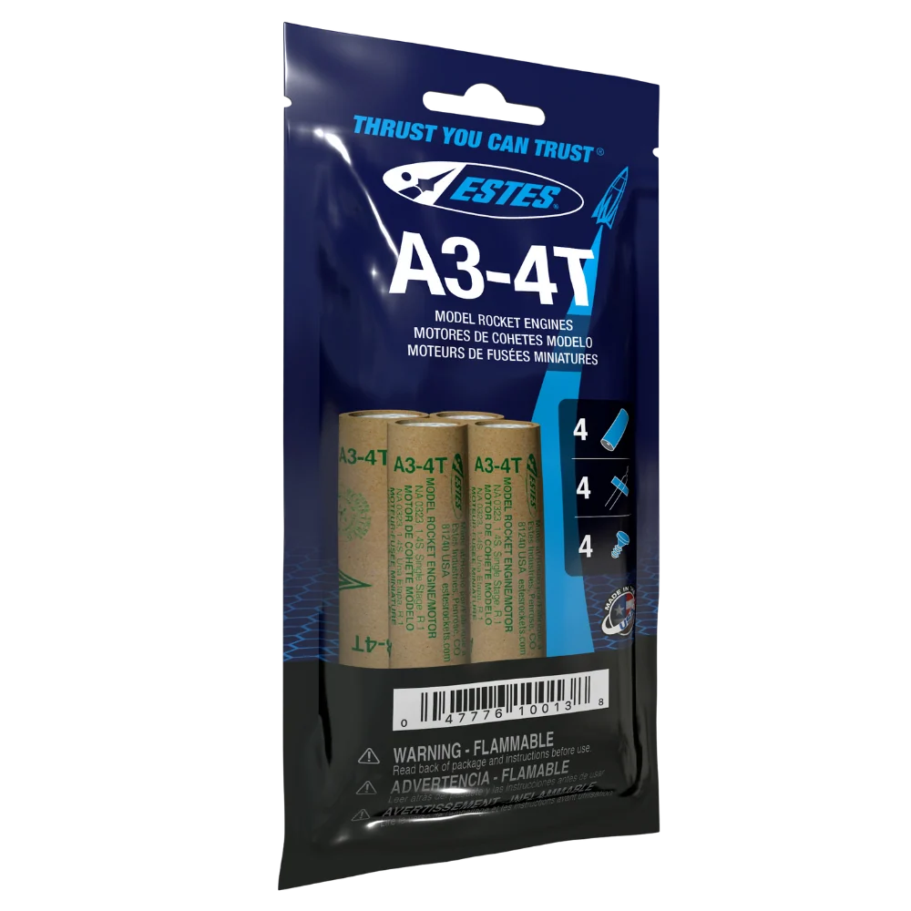 A3-4T Mini Model Rocket Engine (4) - 10013