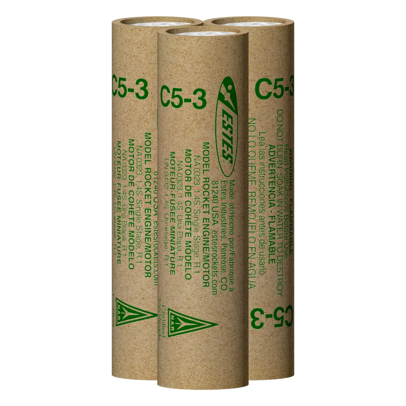 Estes C5-3 Standard Model Rocket Engine (3) - 10022